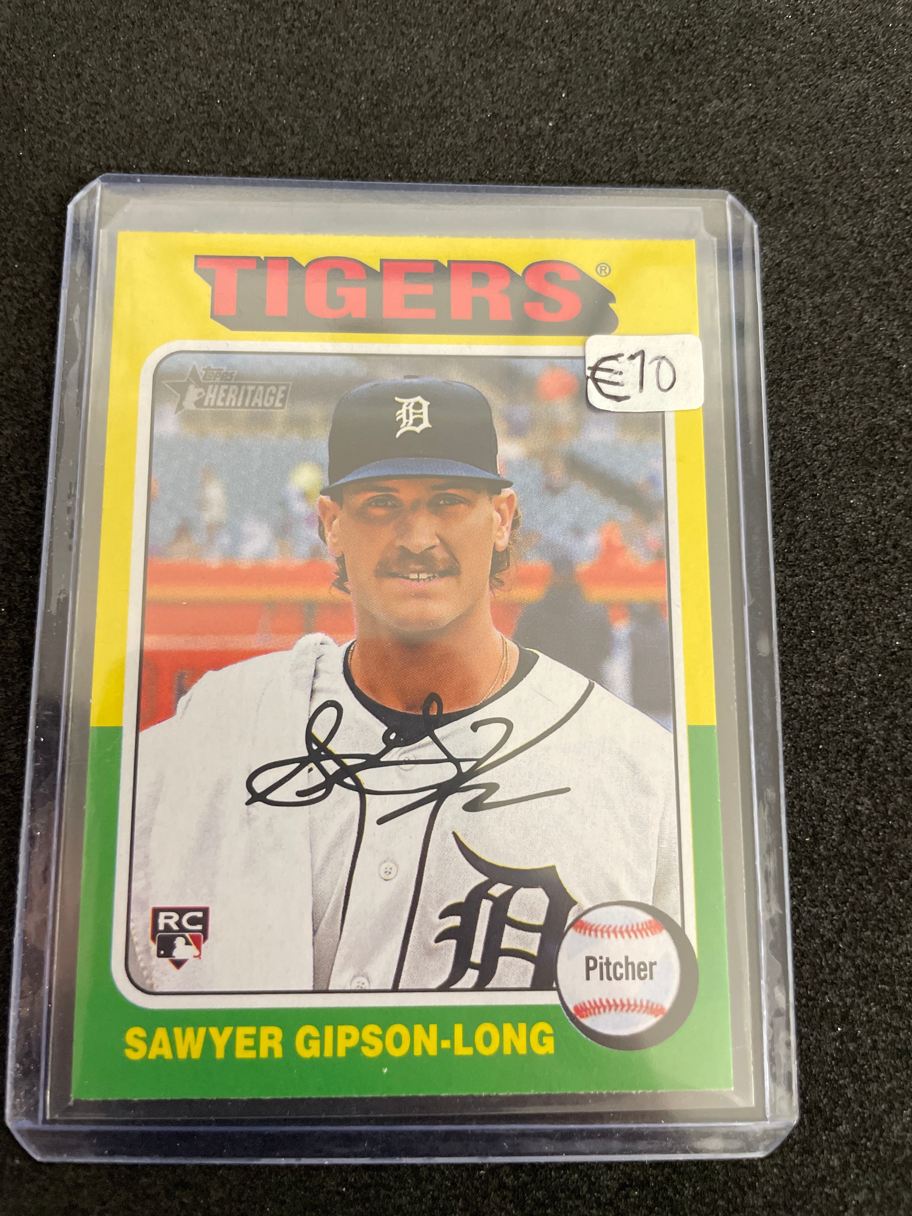2025 Topps Heritage Baseball Sawyer Gipson-Long Autograph