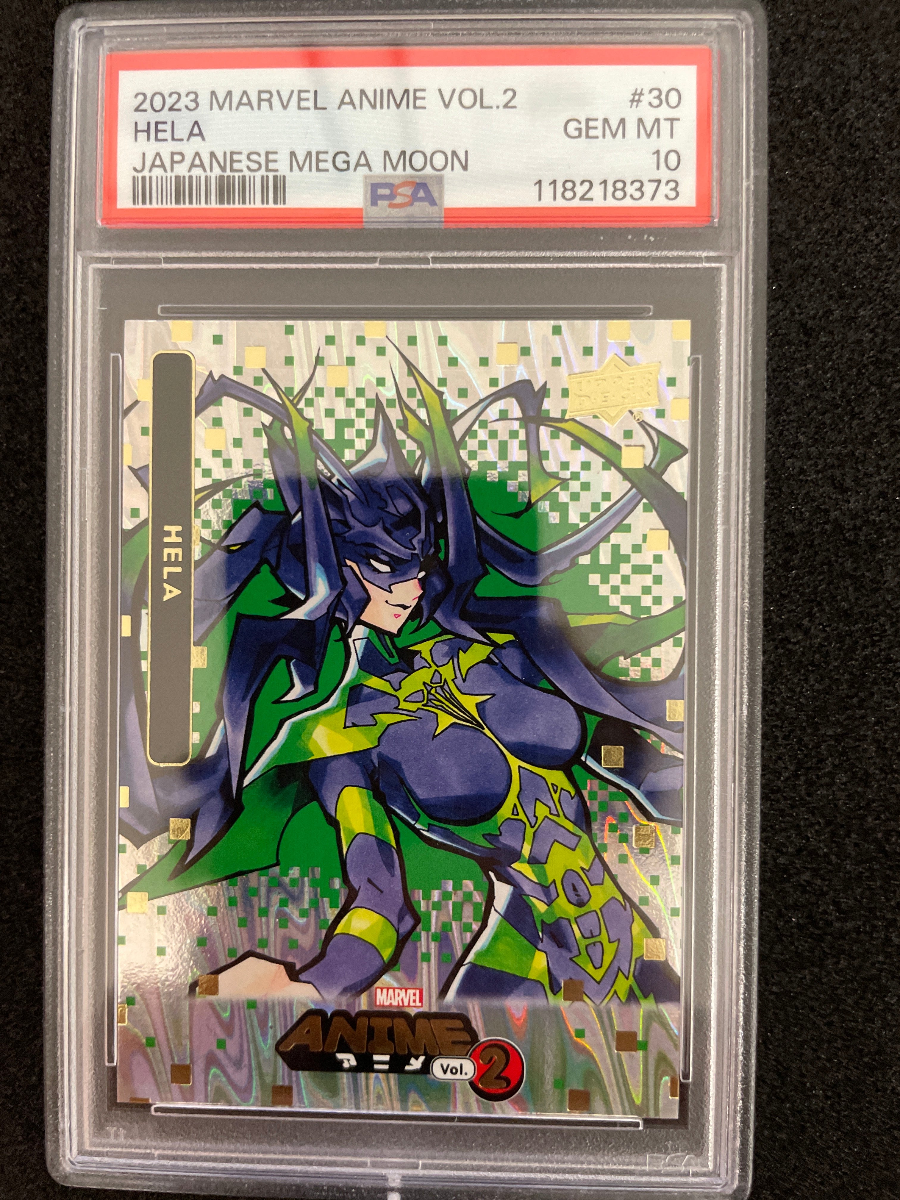 2023 Marvel Anime Vol.2 Hela Japanese Mega Moon Gem Mint PSA 10