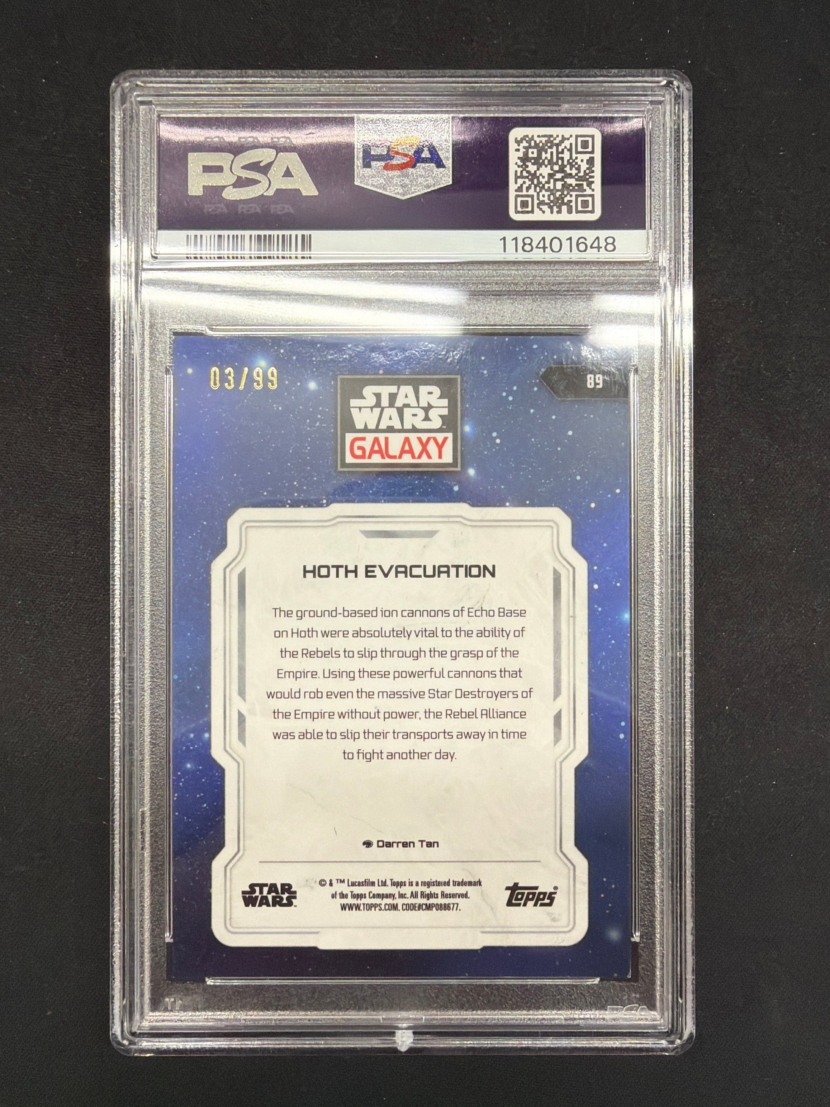 2024 Star Wars Galaxy Hoth Evacuation Wave PSA NM-MT 8