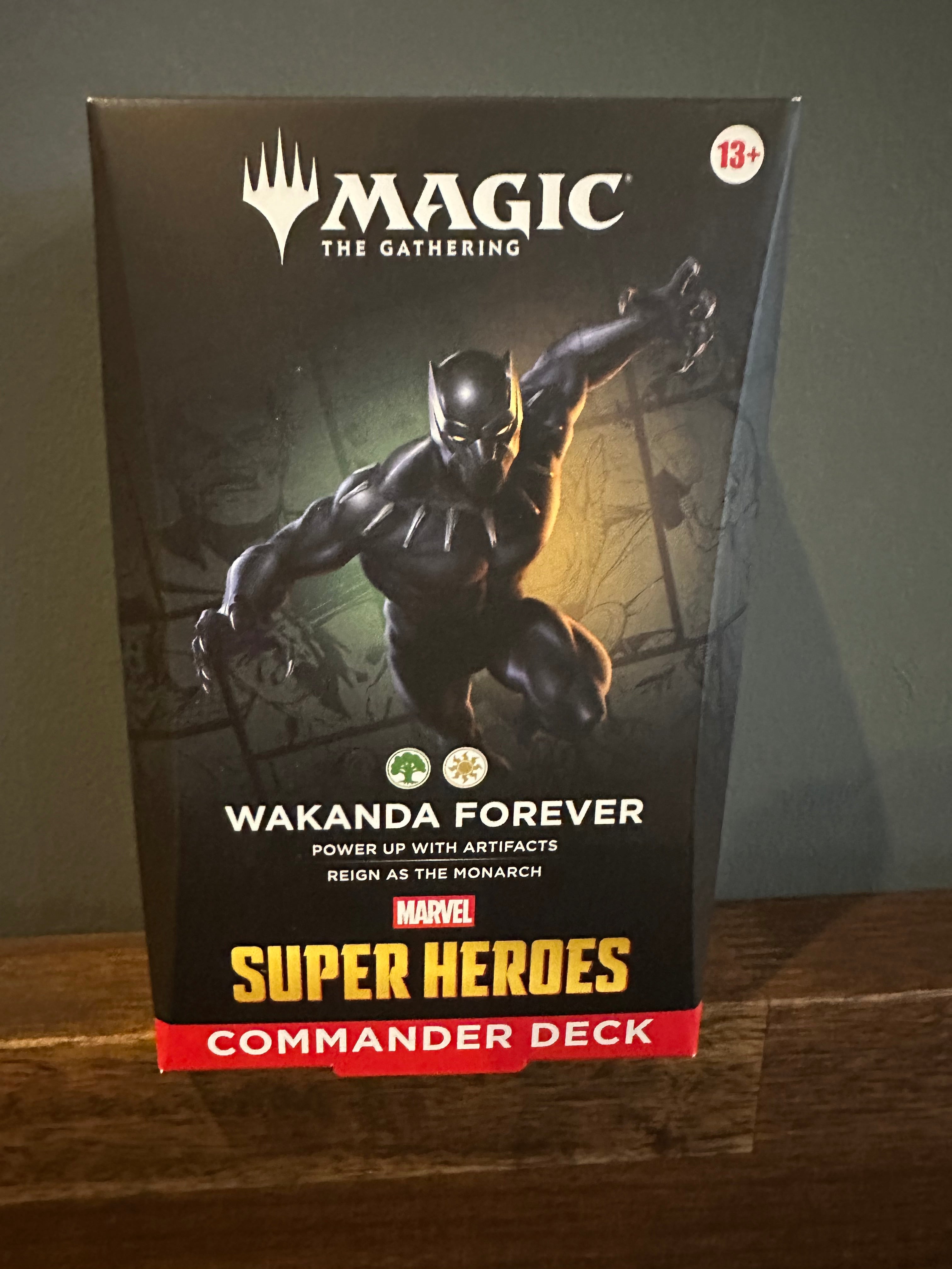 Magic the Gathering: Marvel Super Heroes Commander Deck - Wakanda Forever
