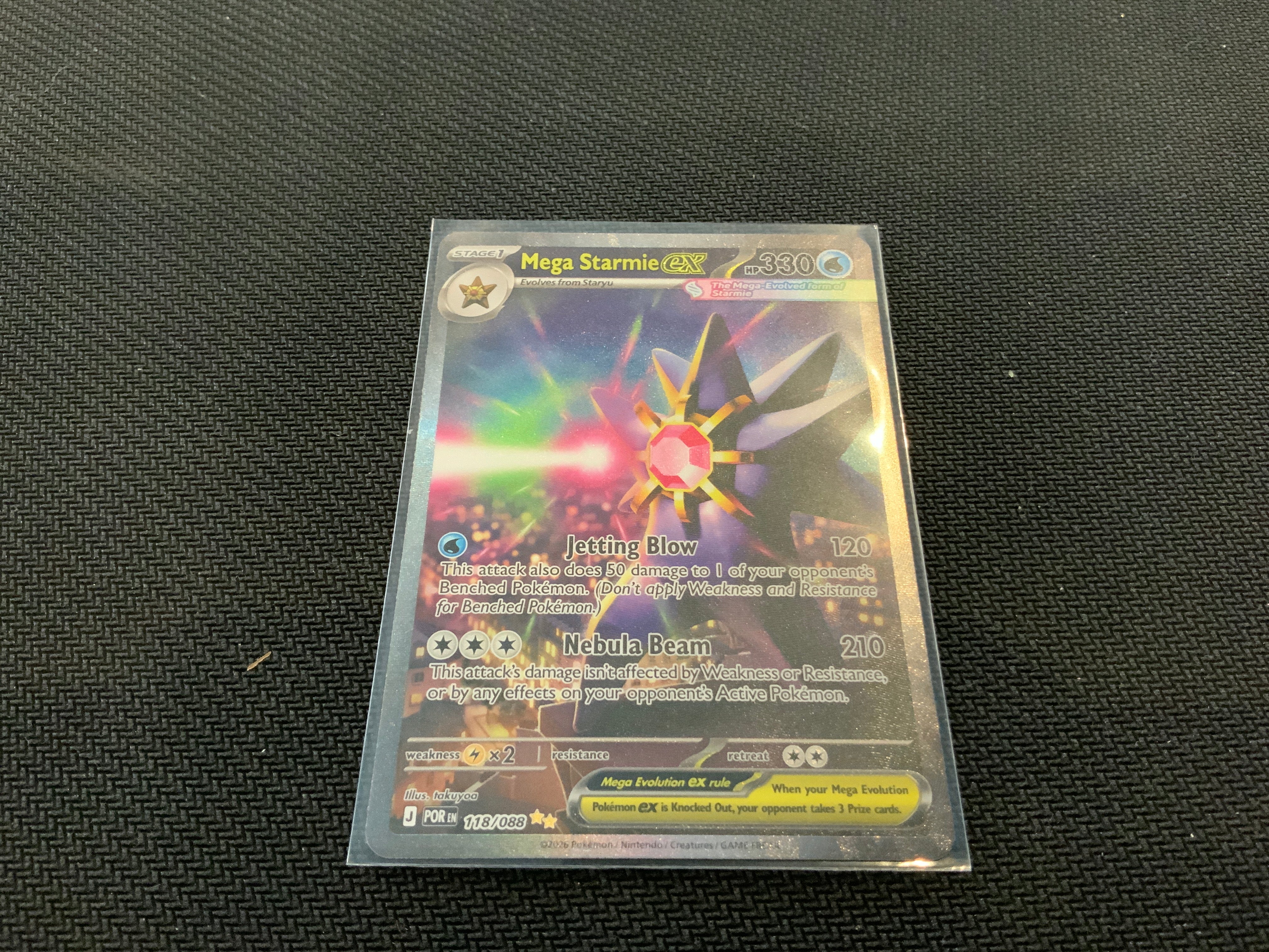 Pokemon POR Mega Starmie EX 118/088