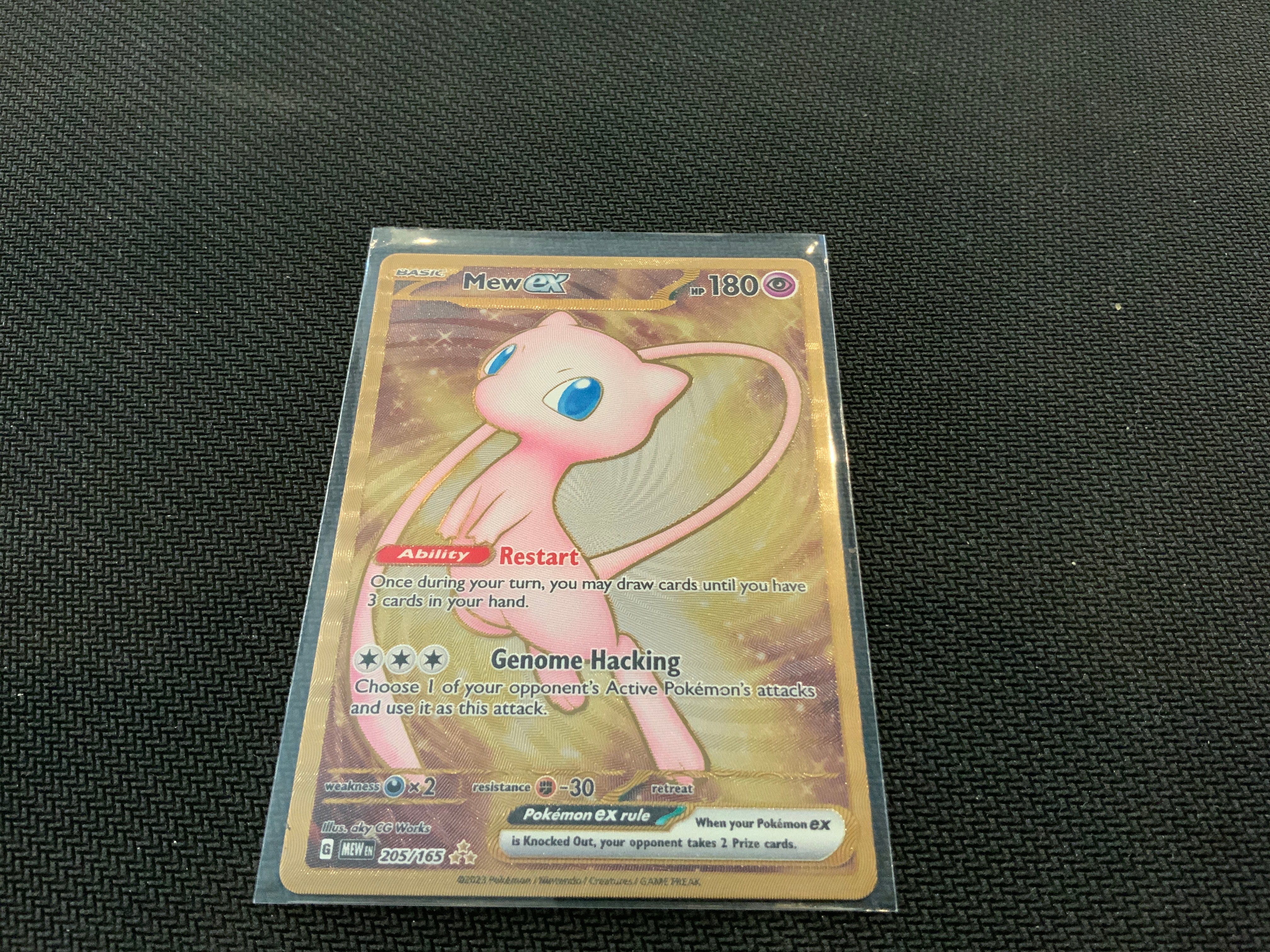 Pokemon MEW Mew ex 205/165 ( Metal )