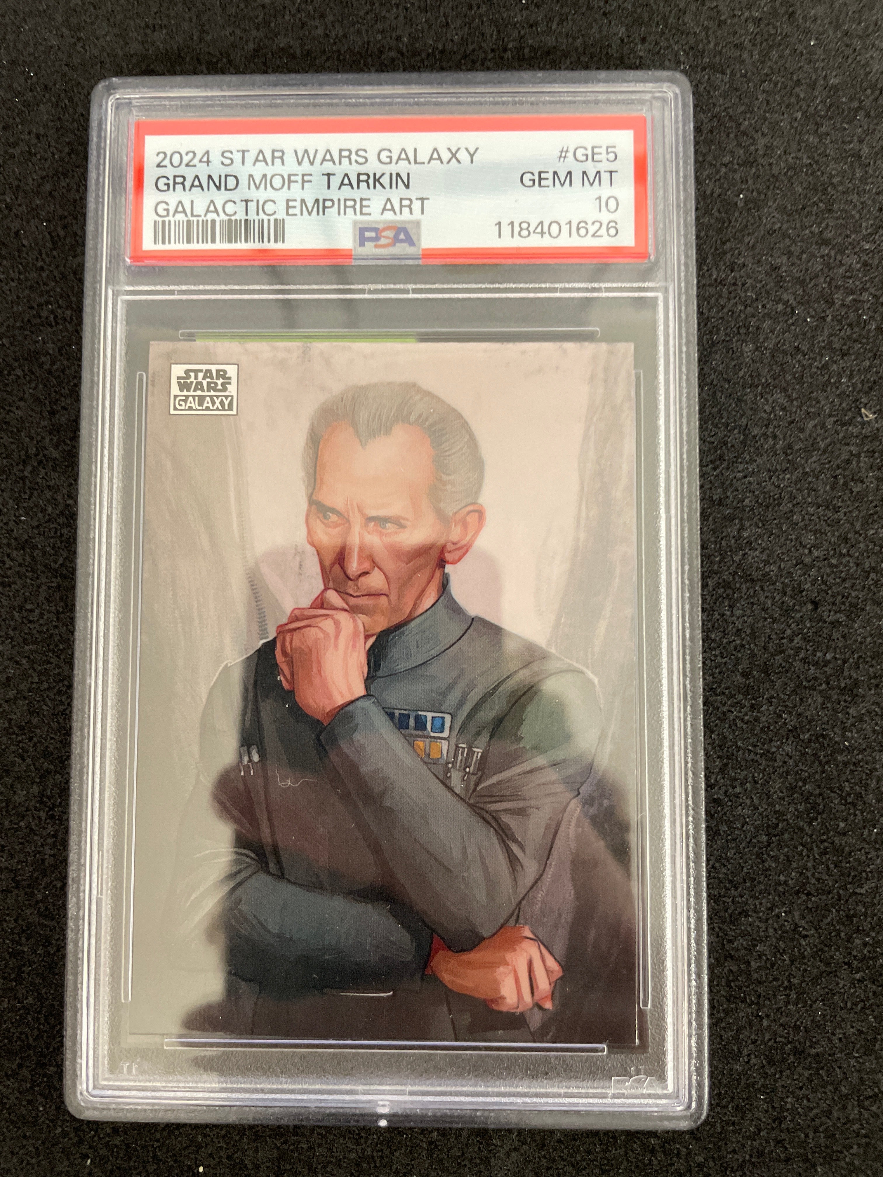 2024 Star Wars Galaxy Grand Moff Tarkin Galactic Empire Art GEM MINT PSA 10