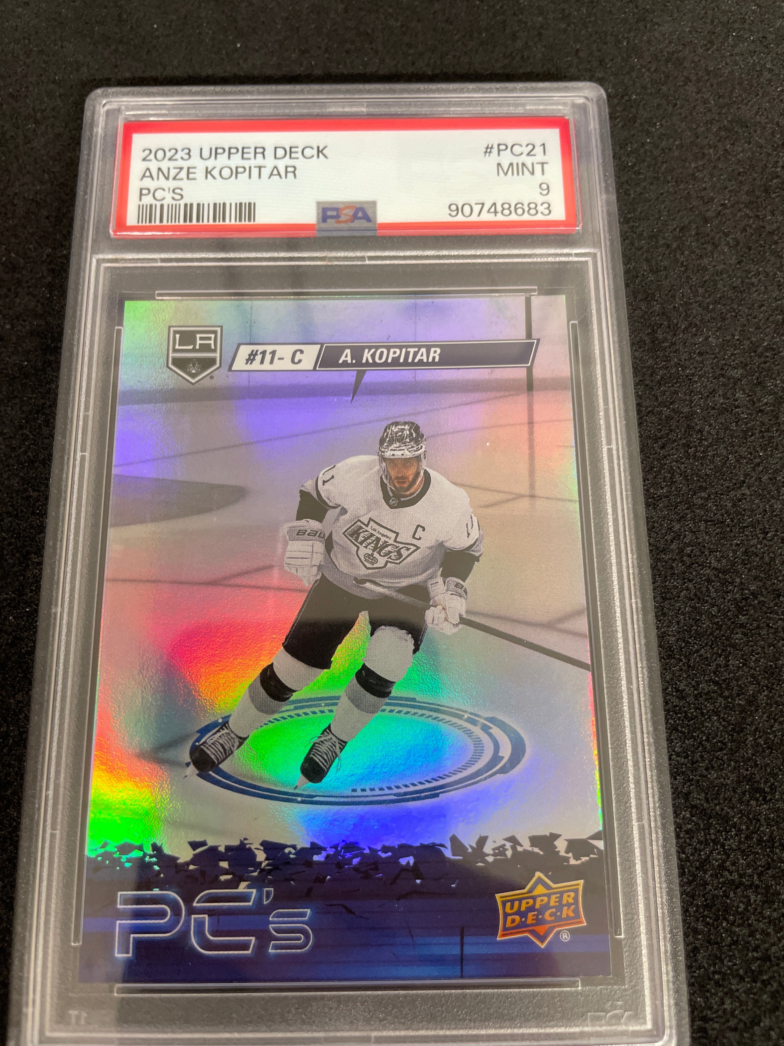 2023 Upper Deck Anze Kopitar PC’S MINT PSA 9