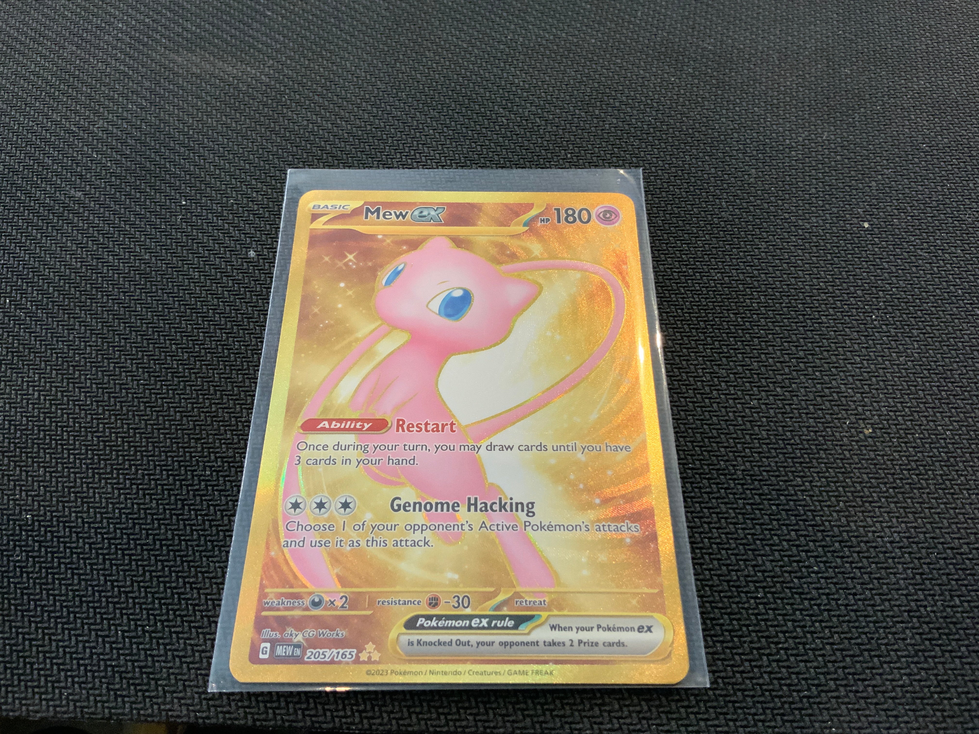 Pokemon MEW Mew Ex 205/165