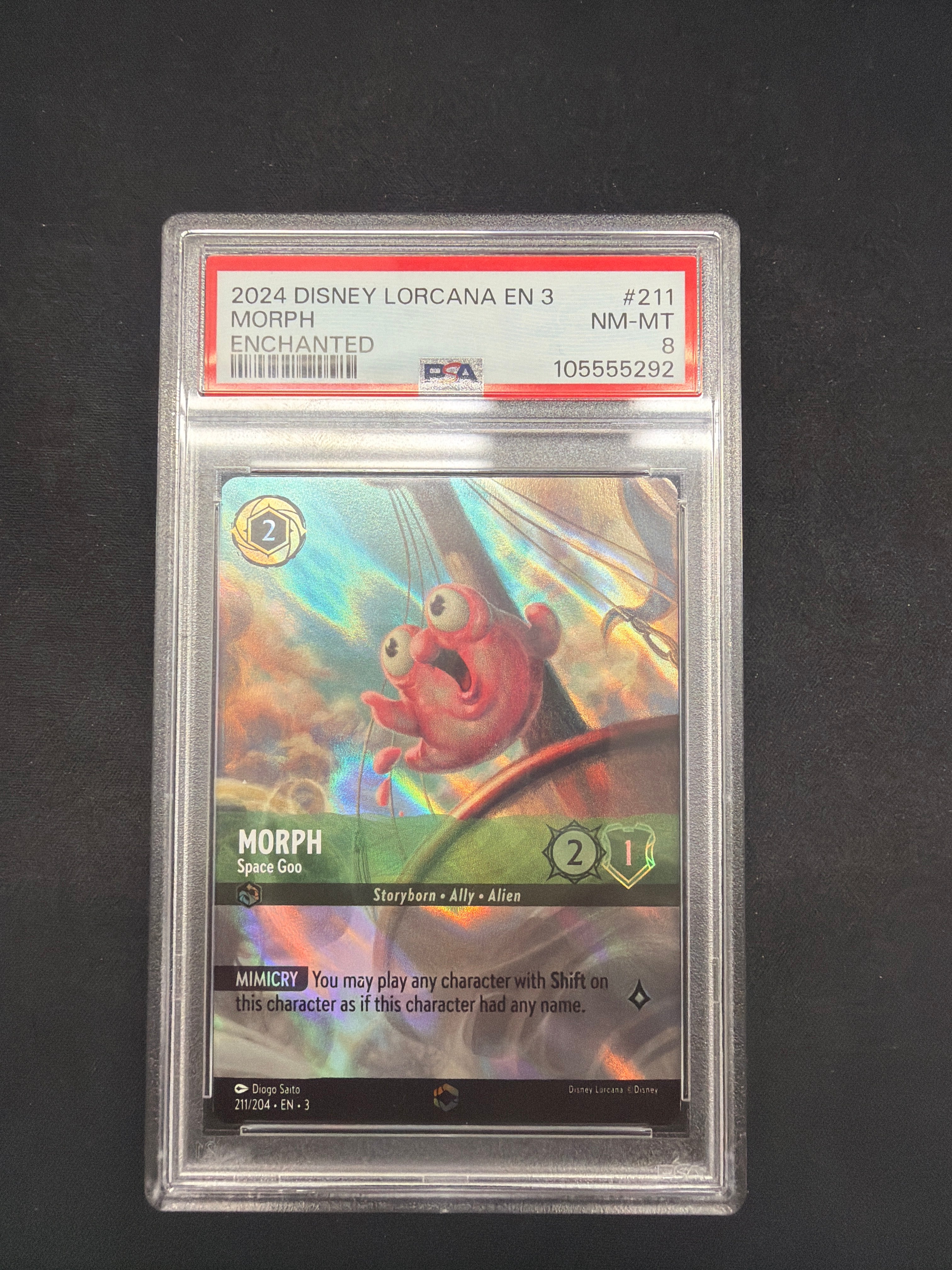 2024 Disney Lorcana En 3, Morph Enchanted NM-MT 8