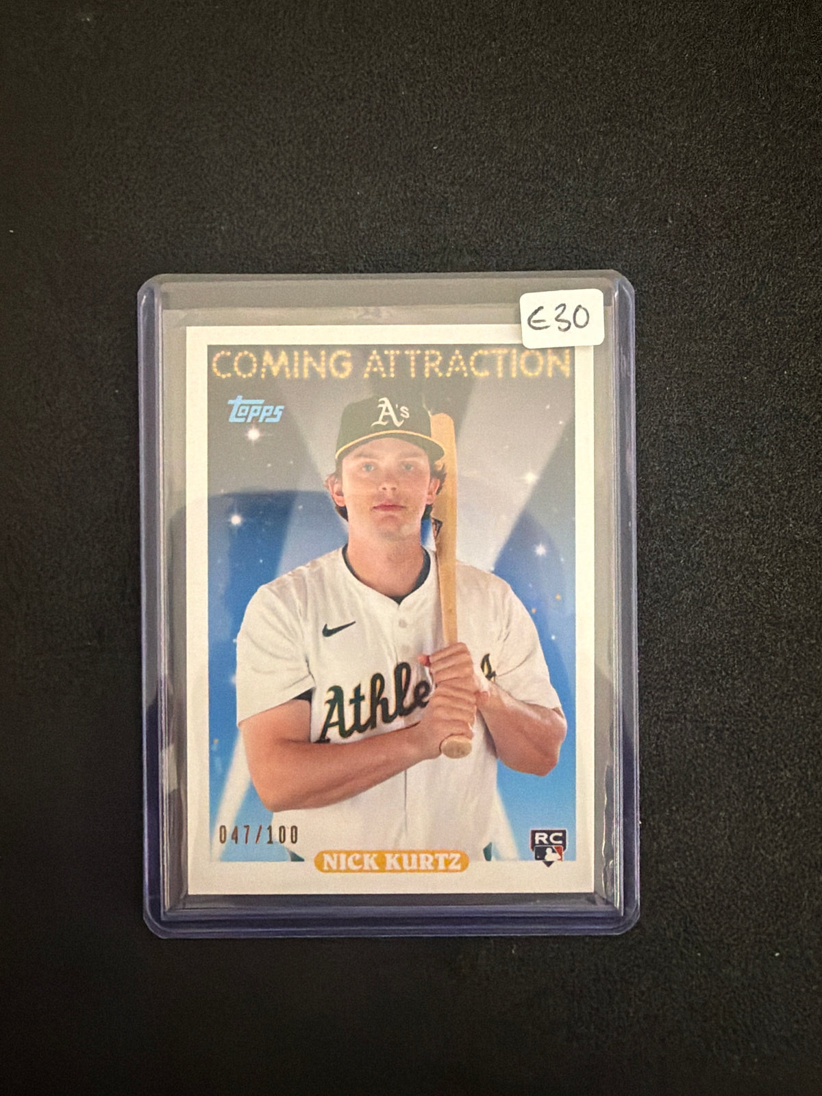 2025 Topps Transcendent VIP Nick Kurtz Rookie /100