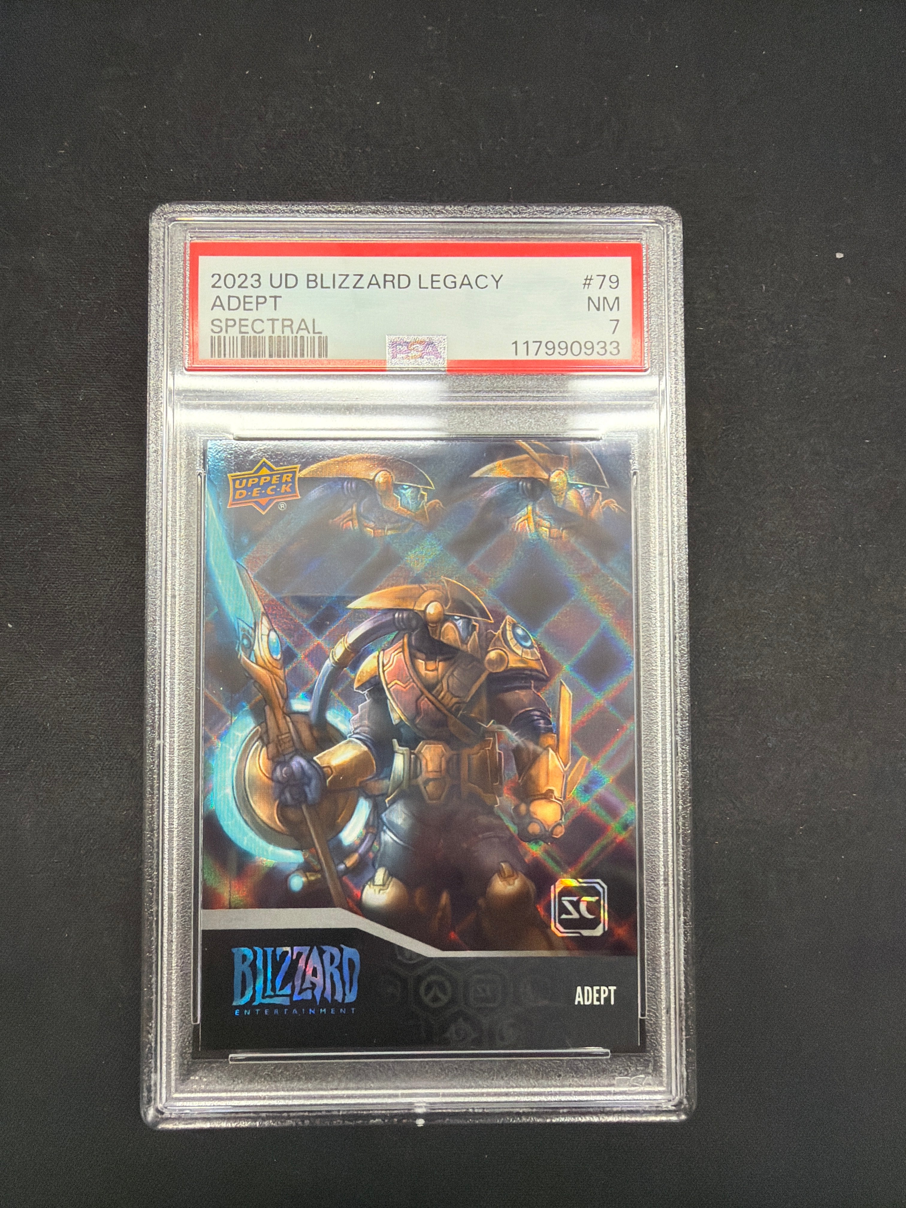 2023 UD Blizzard Legacy Adept Spectral PSA NM 7