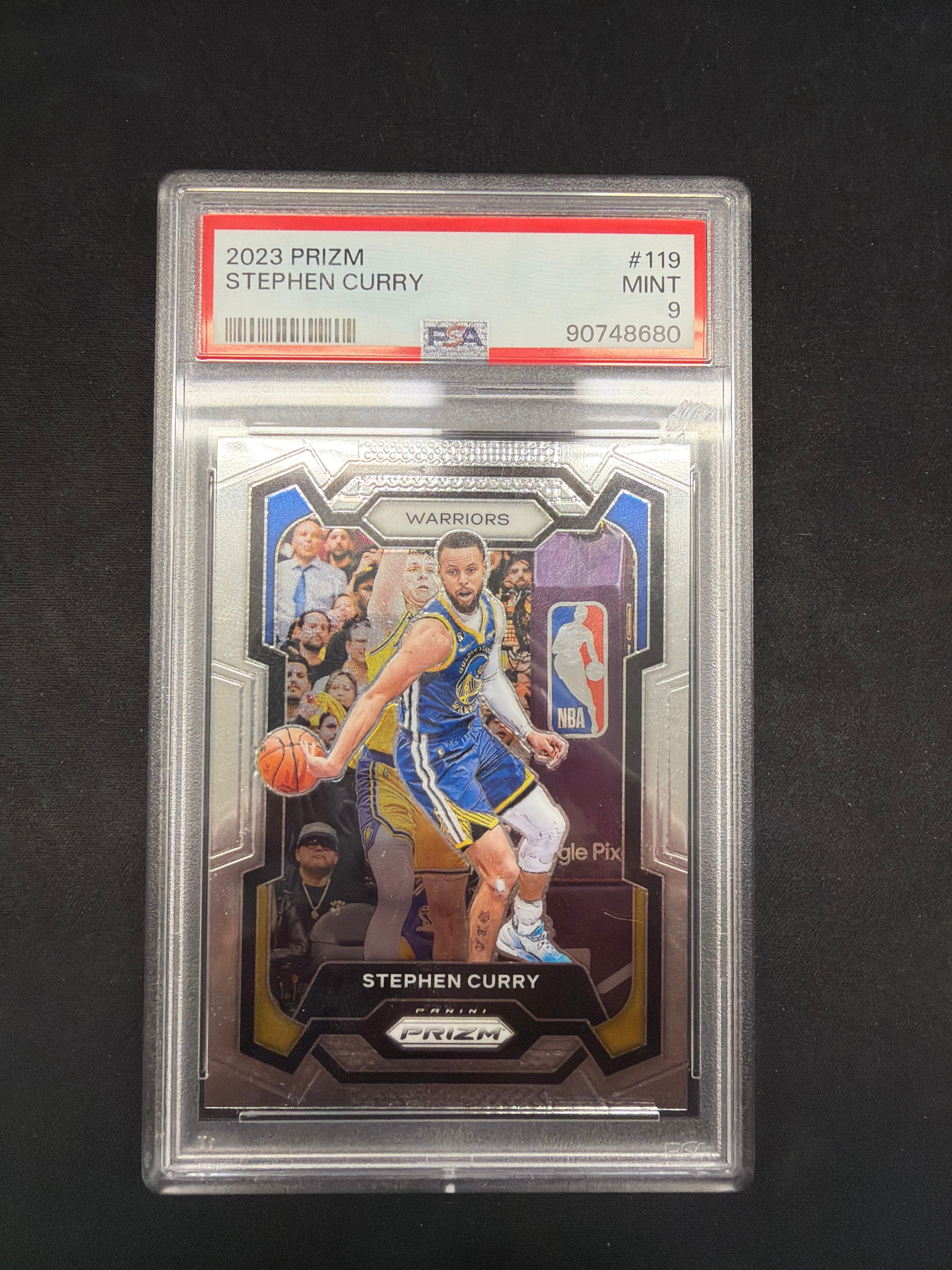 2023 Prizm Stephen Curry PSA Mint 9