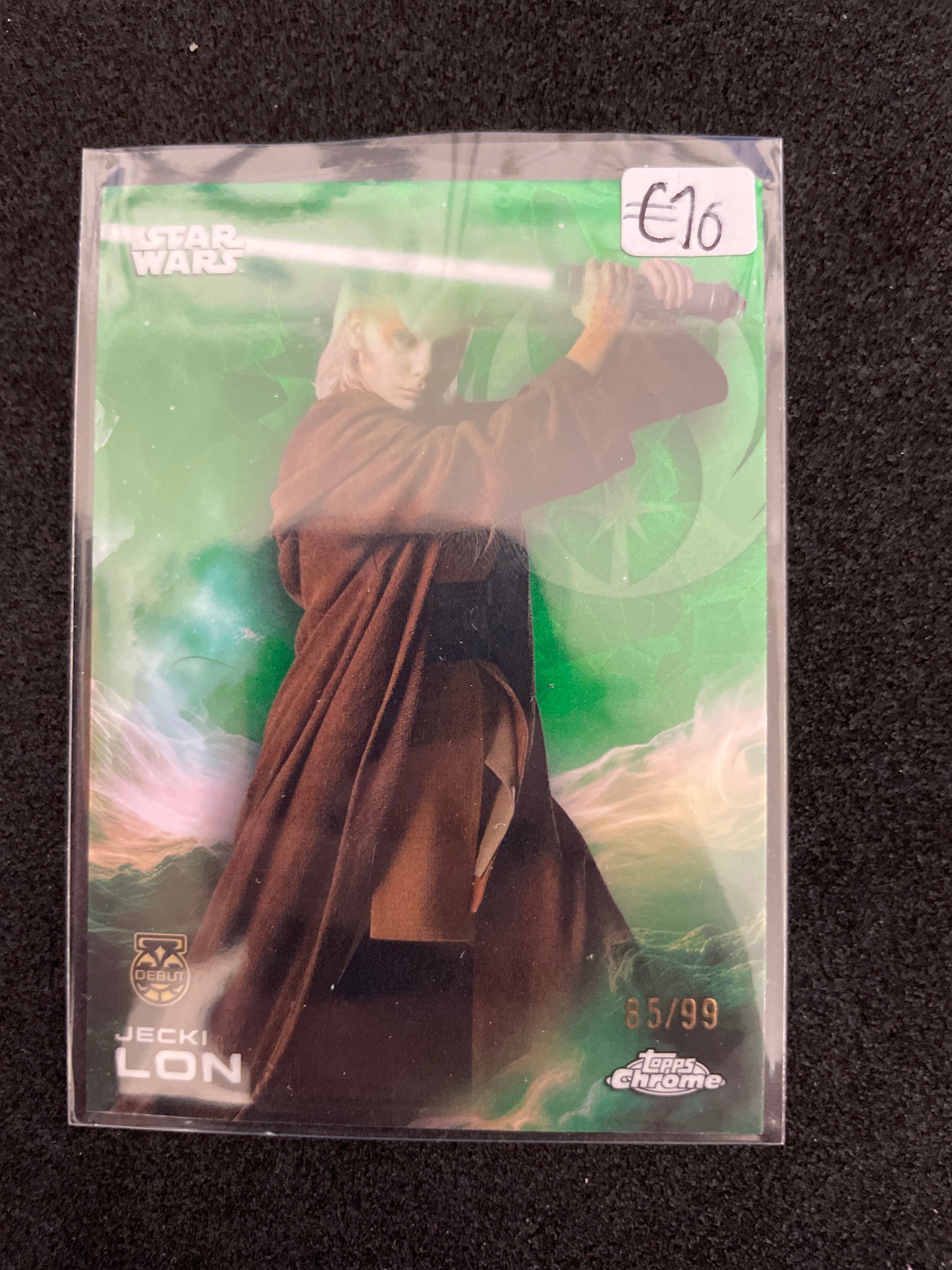 2025 Topps Star Wars Chrome Jecki Lon /99 Debut