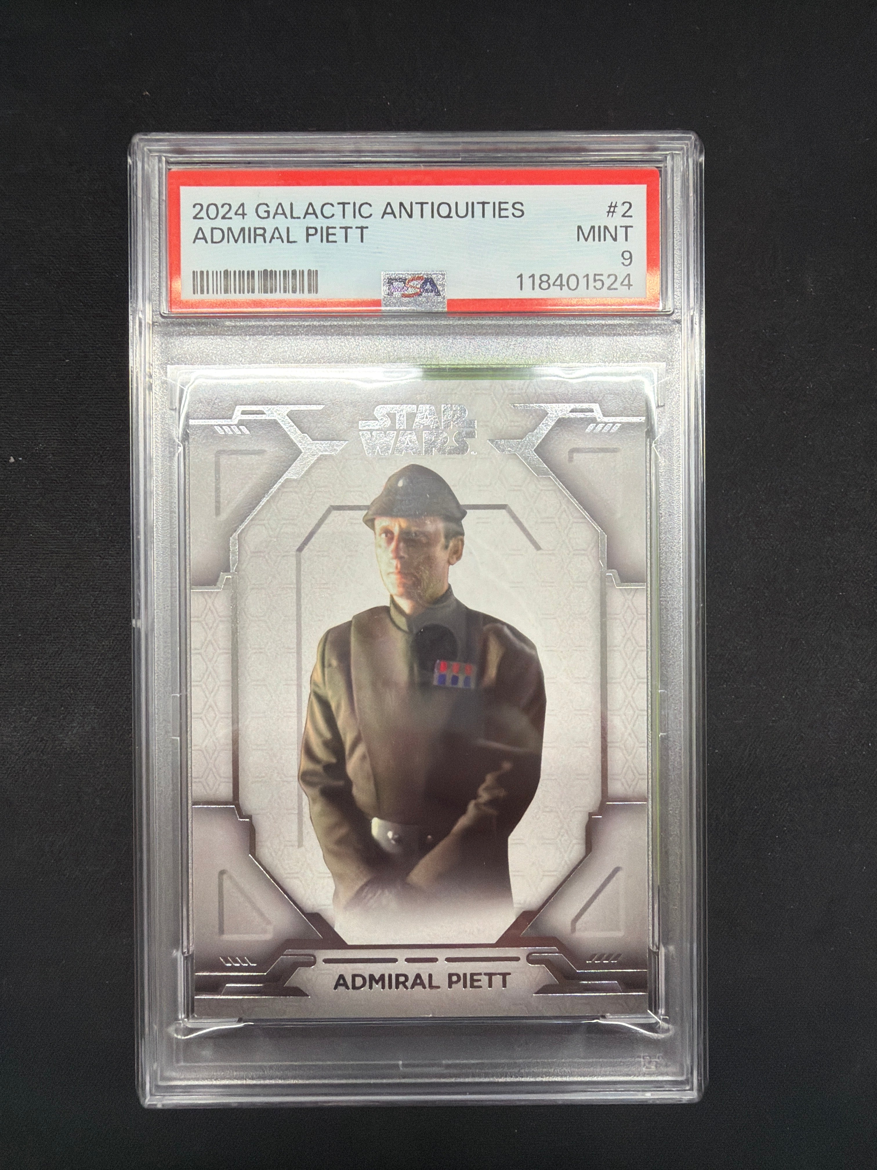2024 Galactic Antiquities Admiral Piett PSA MINT 9