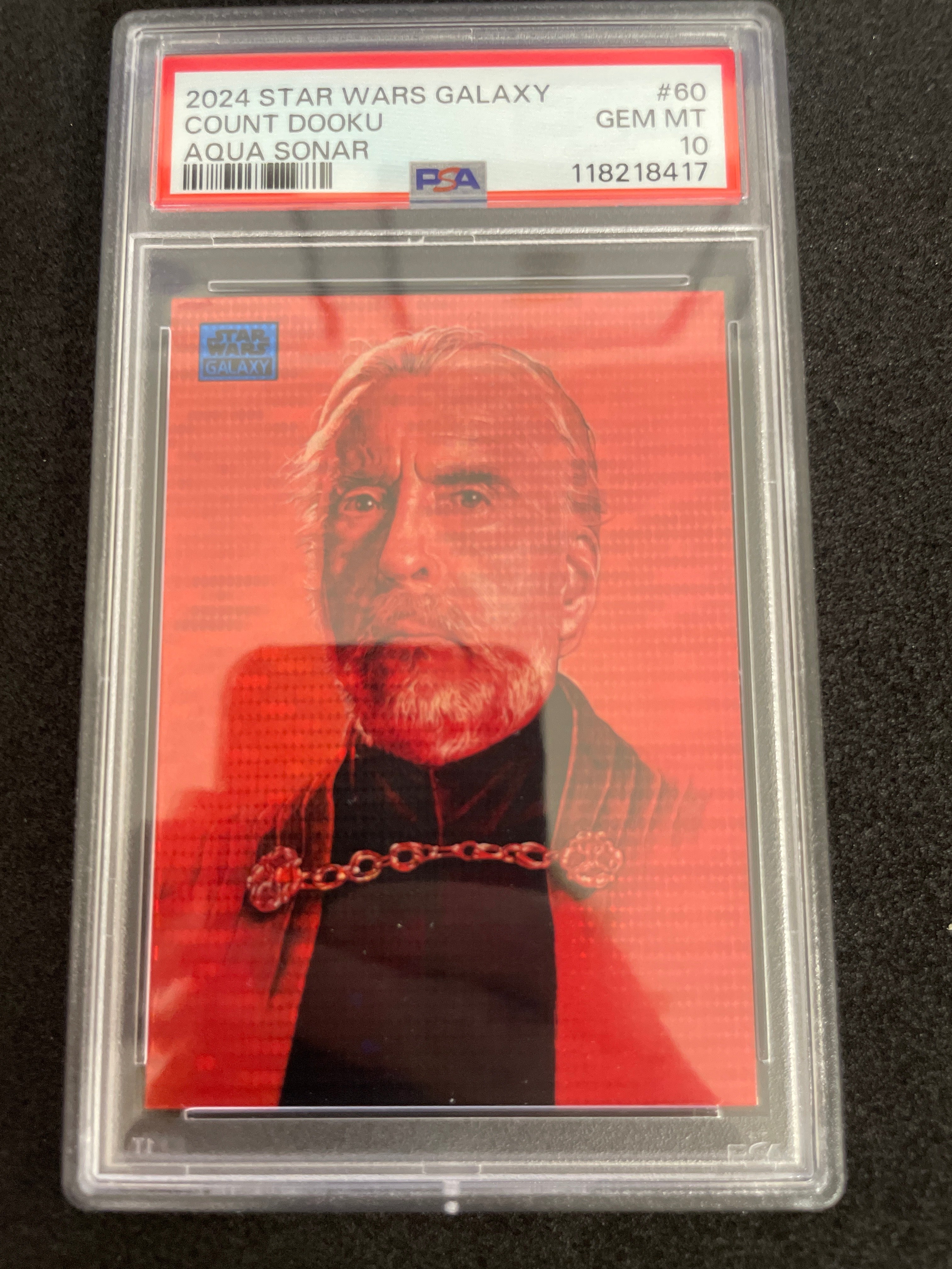 2024 Star Wars Galaxy Count Dooku Aqua Sonar GEM MINT PSA 10 /199