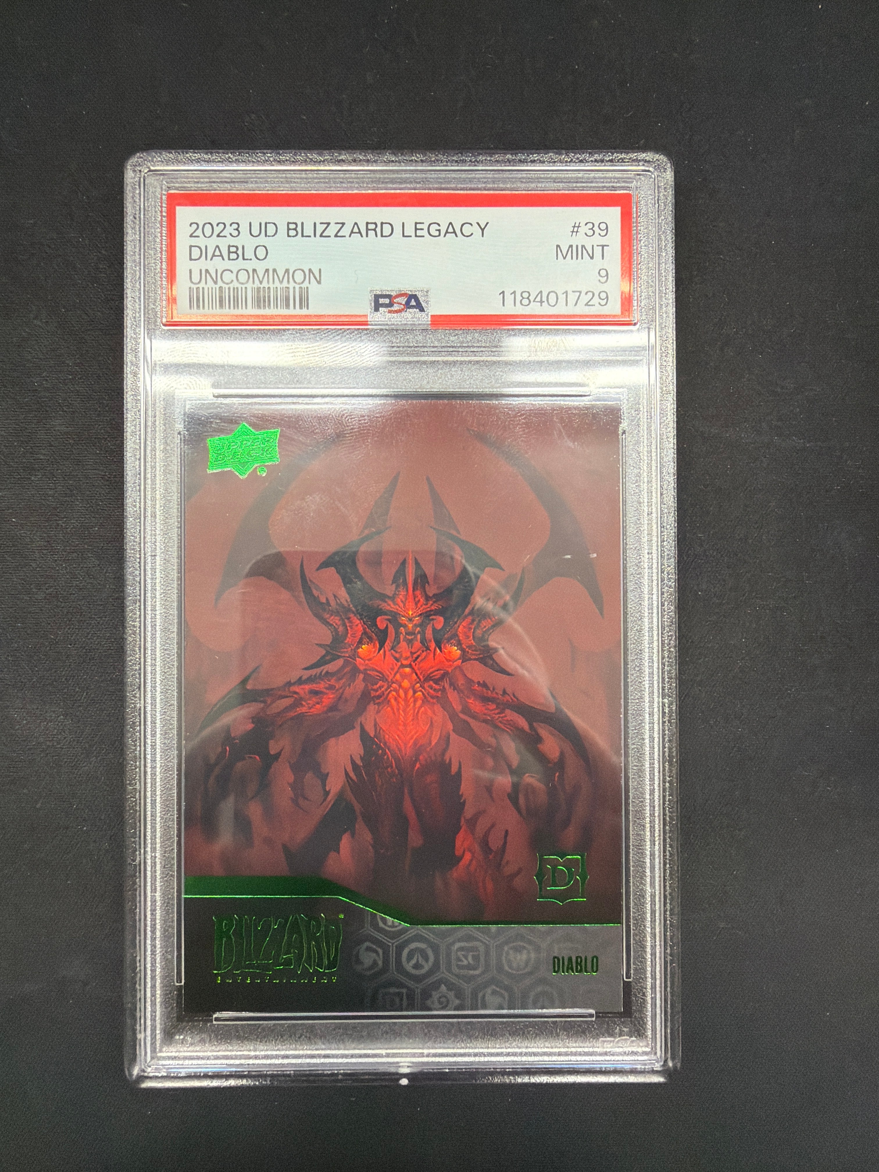 2023 UD Blizzard Legacy Diablo Uncommon PSA MINT 9