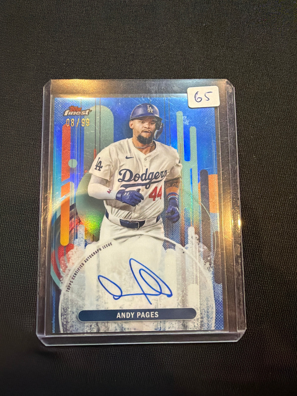 2025 Topps Finest Andy Pages Auto /99