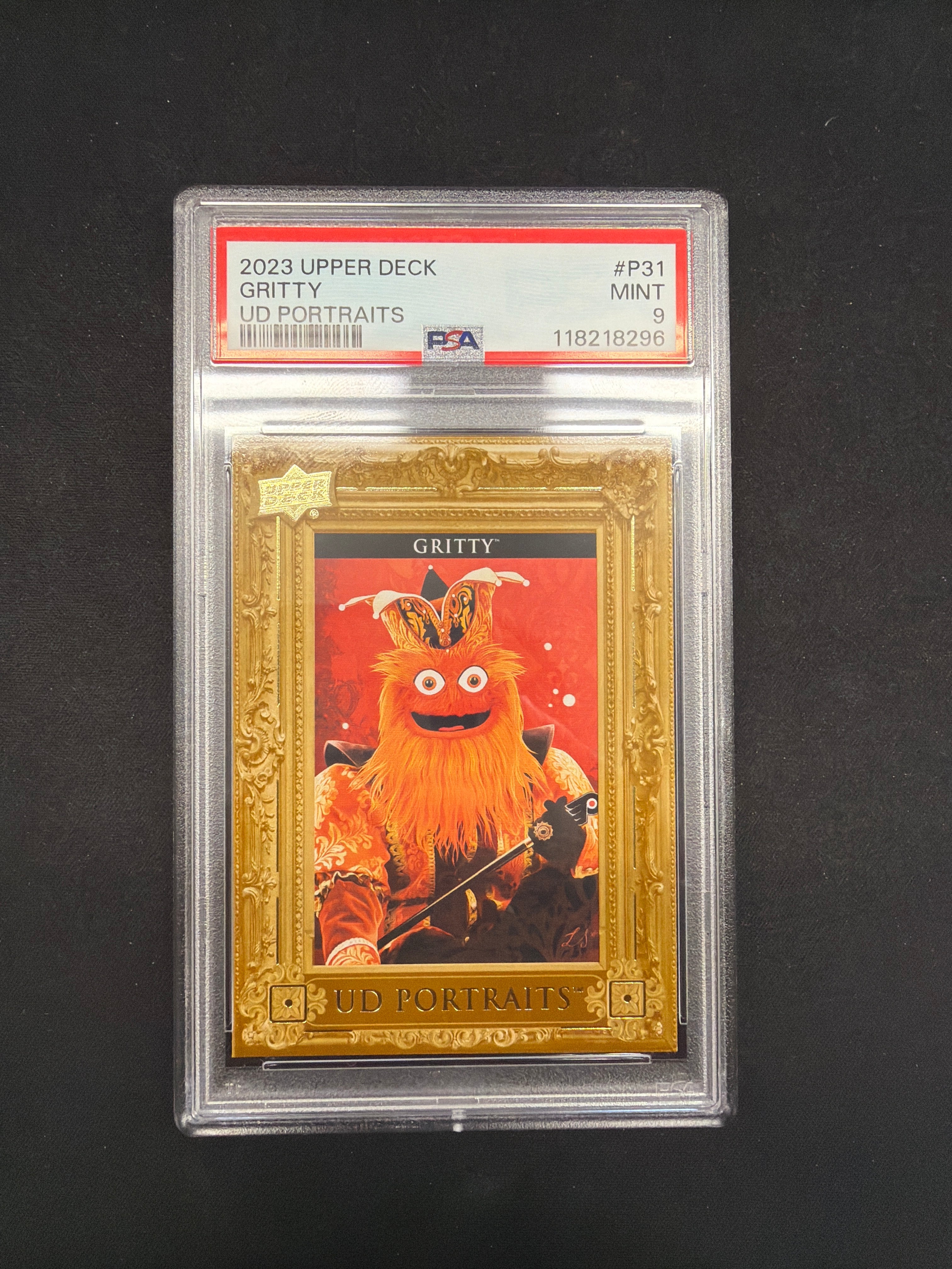 2023 Upper Deck Gritty UD Portraits PSA MINT 9
