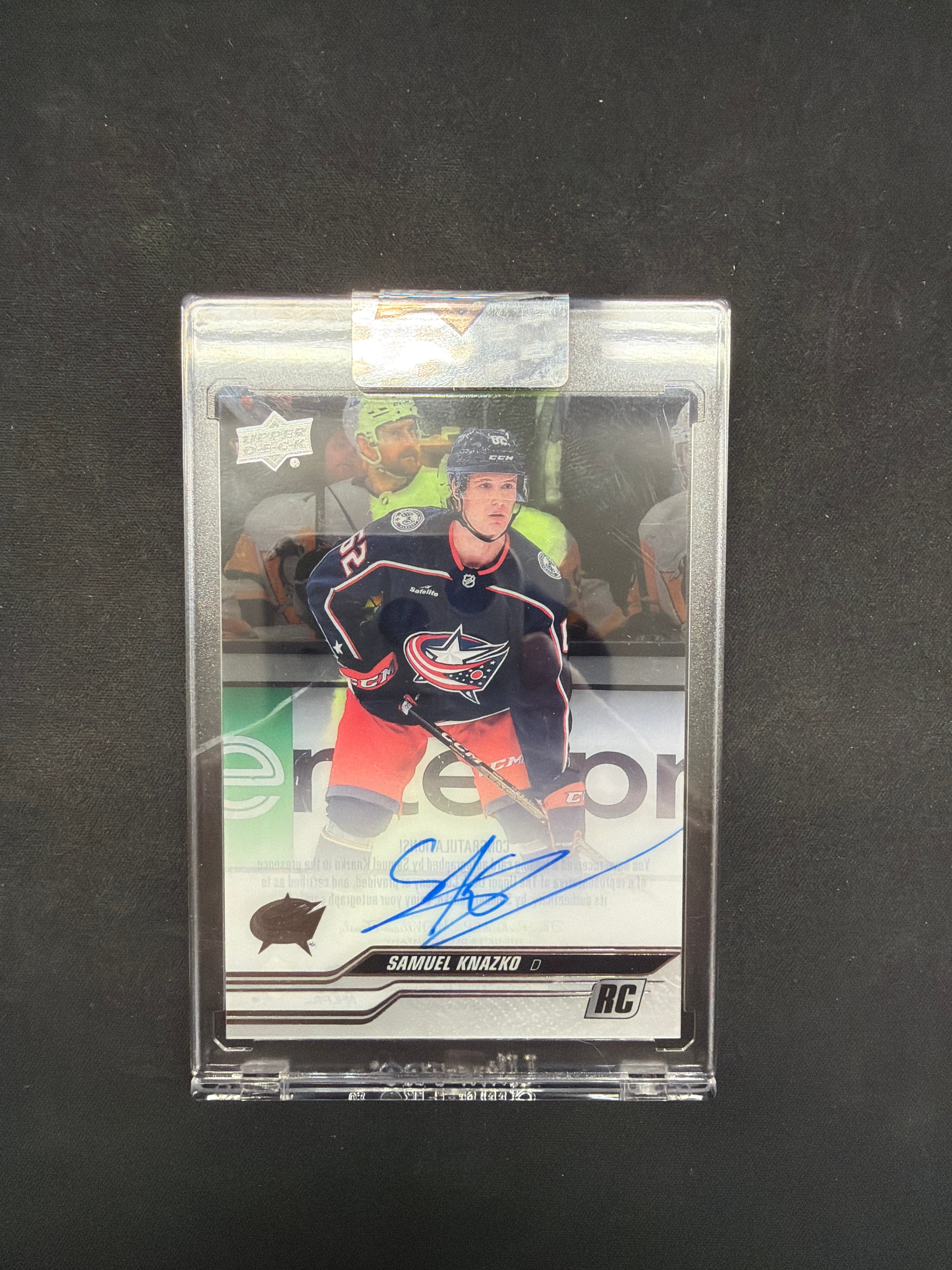 Upper Deck Samuel Knazko Rookie Autograph