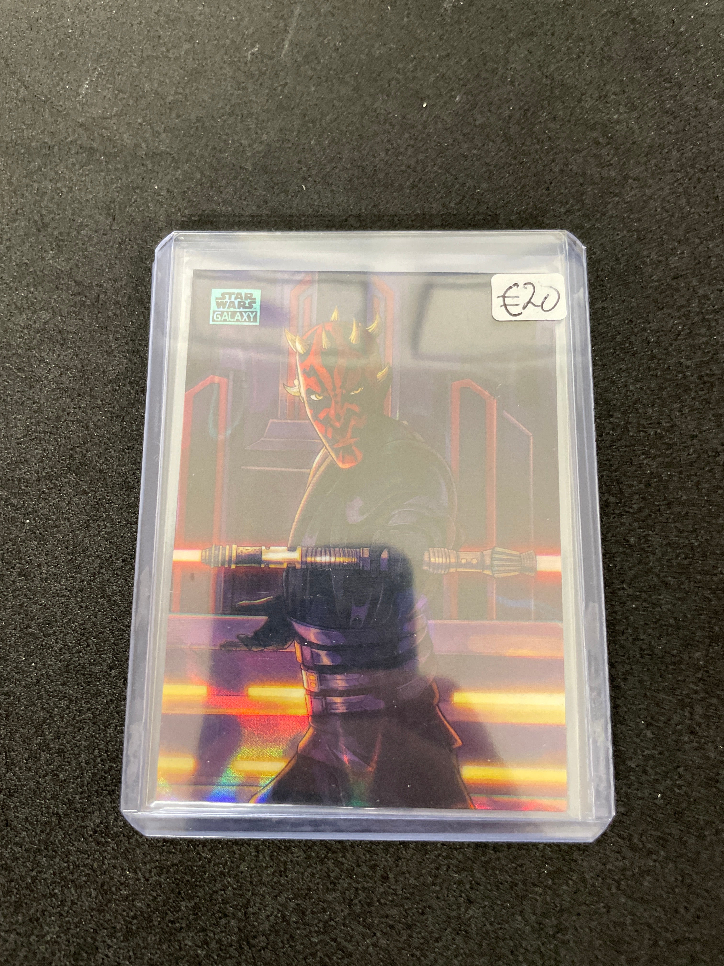 2024 Topps Star Wars Chrome Galaxy Darth Maul /175 lava refractor