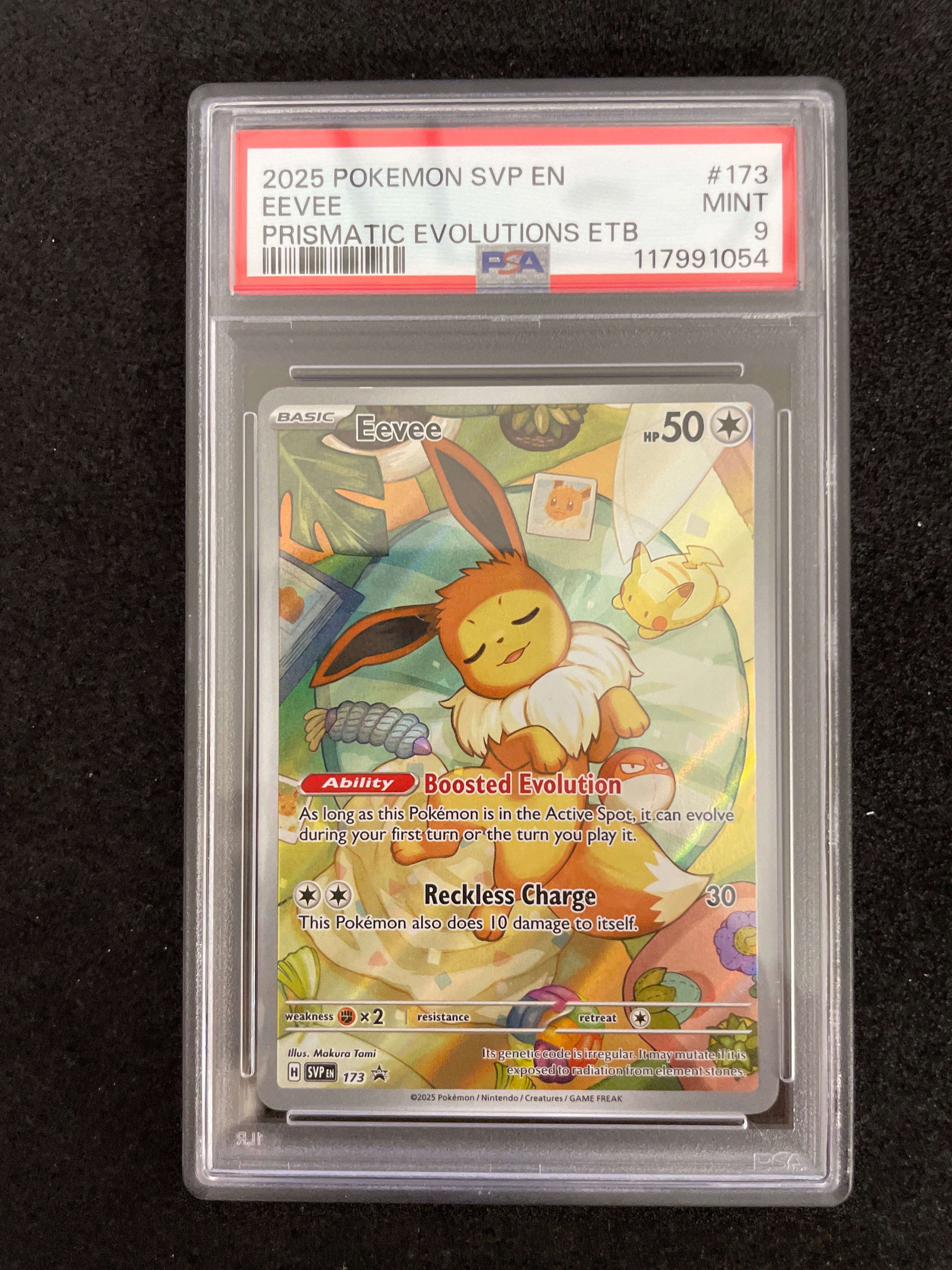 2025 Pokemon SVP EN Eevee Prismatic Evolutions ETB PSA 9 MINT