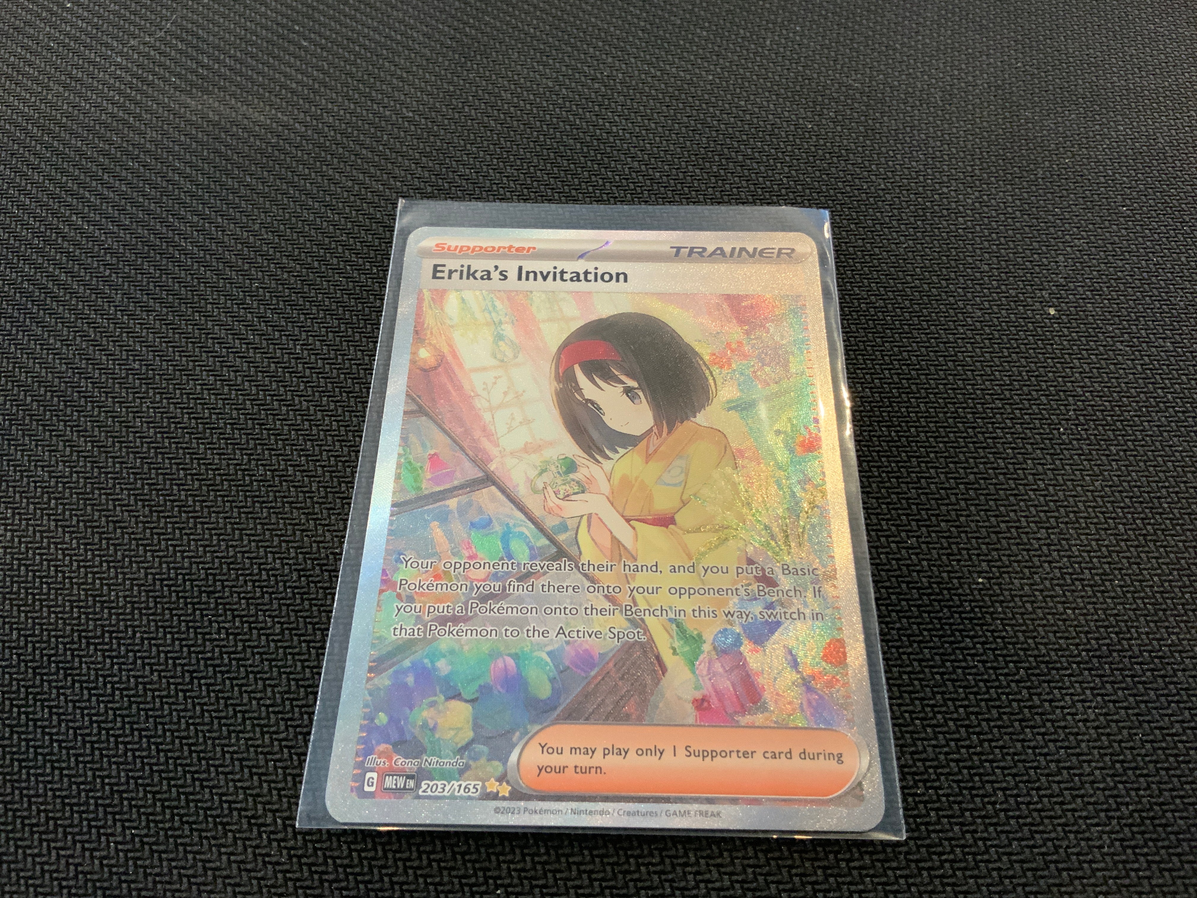 Pokemon MEW Erika’s Invitation 203/165