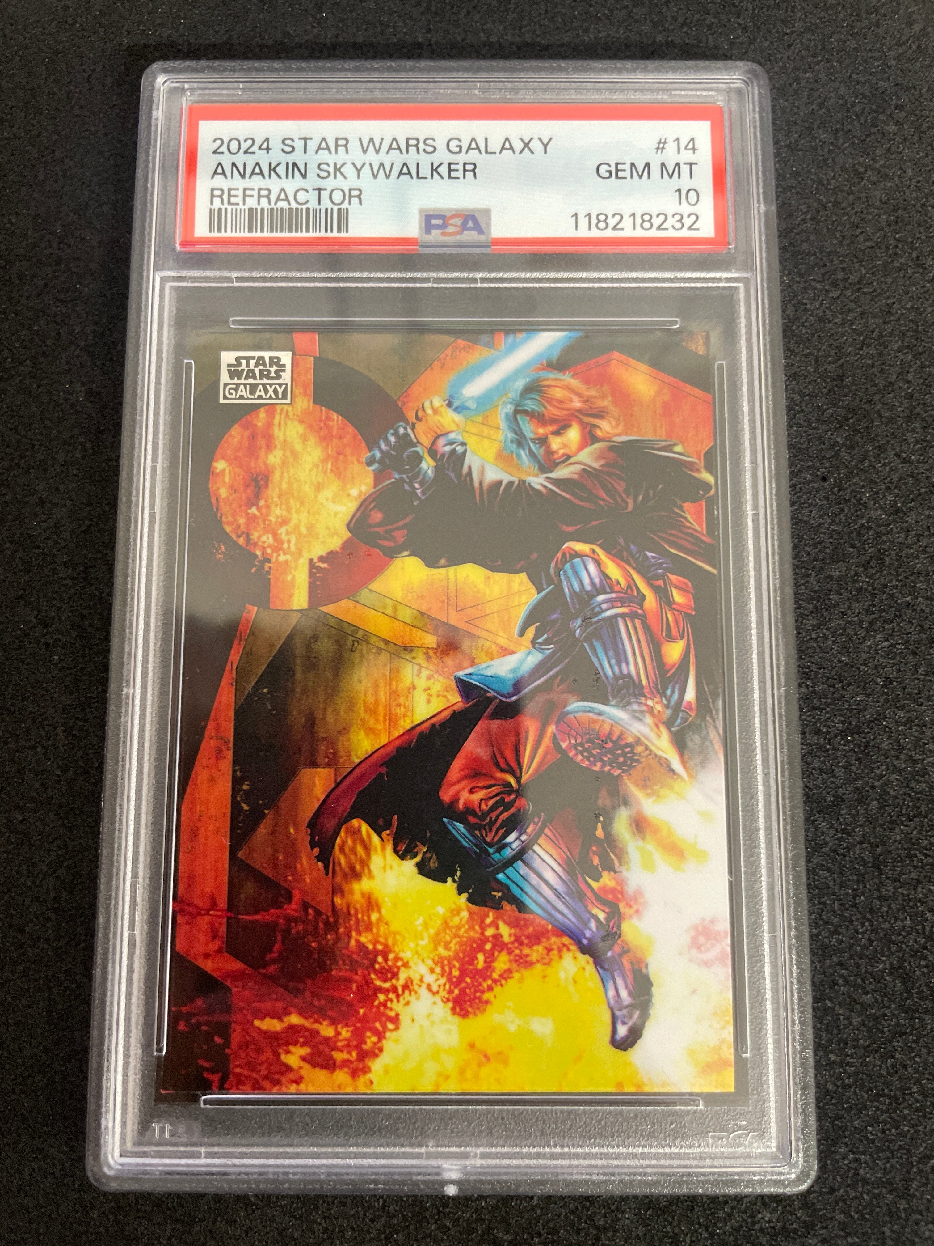 2024 Star Wars Galaxy Anakin Skywalker Refractor GEM MINT PSA 10