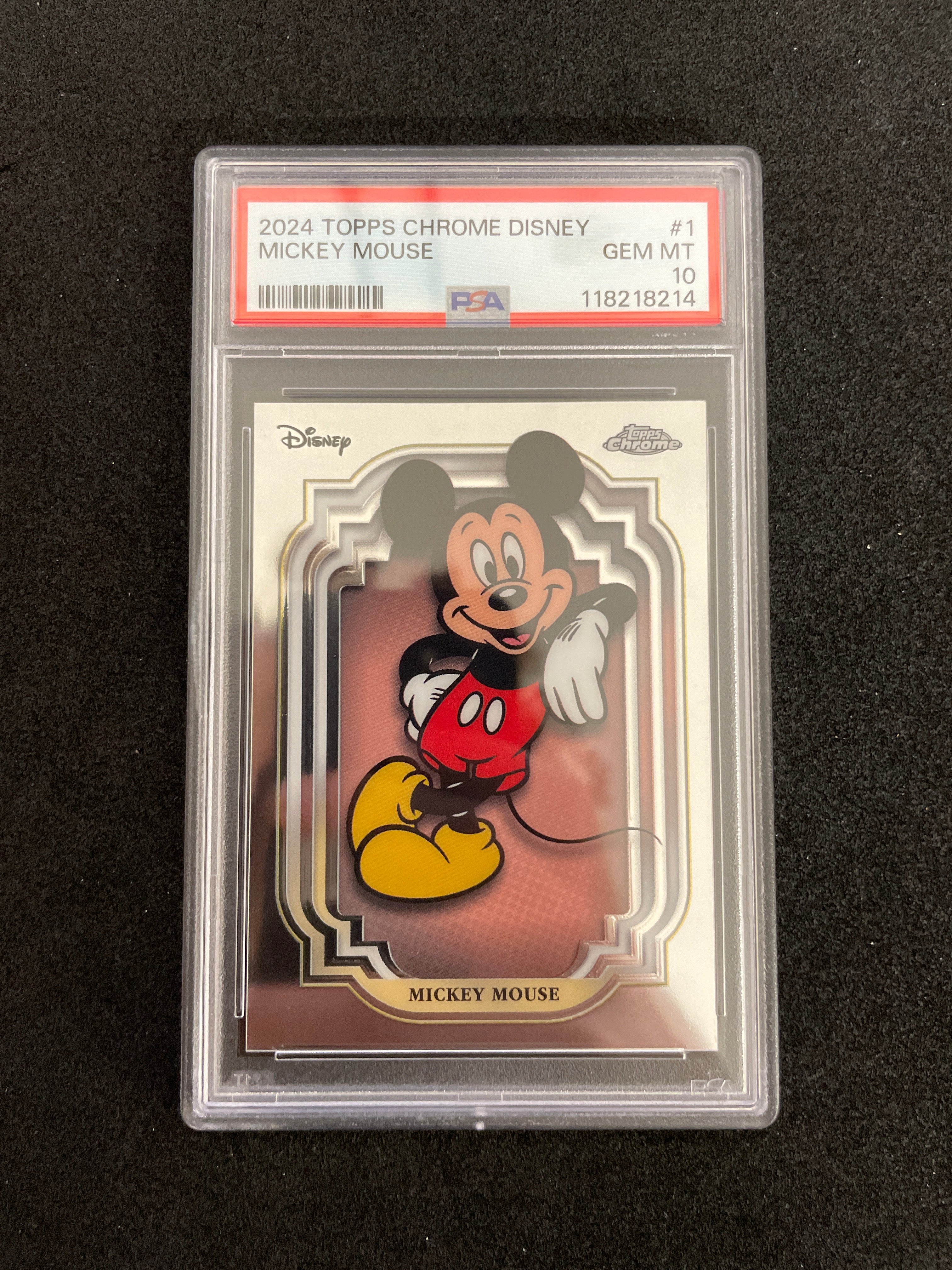 2024 Topps Chrome Disney Mickey Mouse PSA 10
