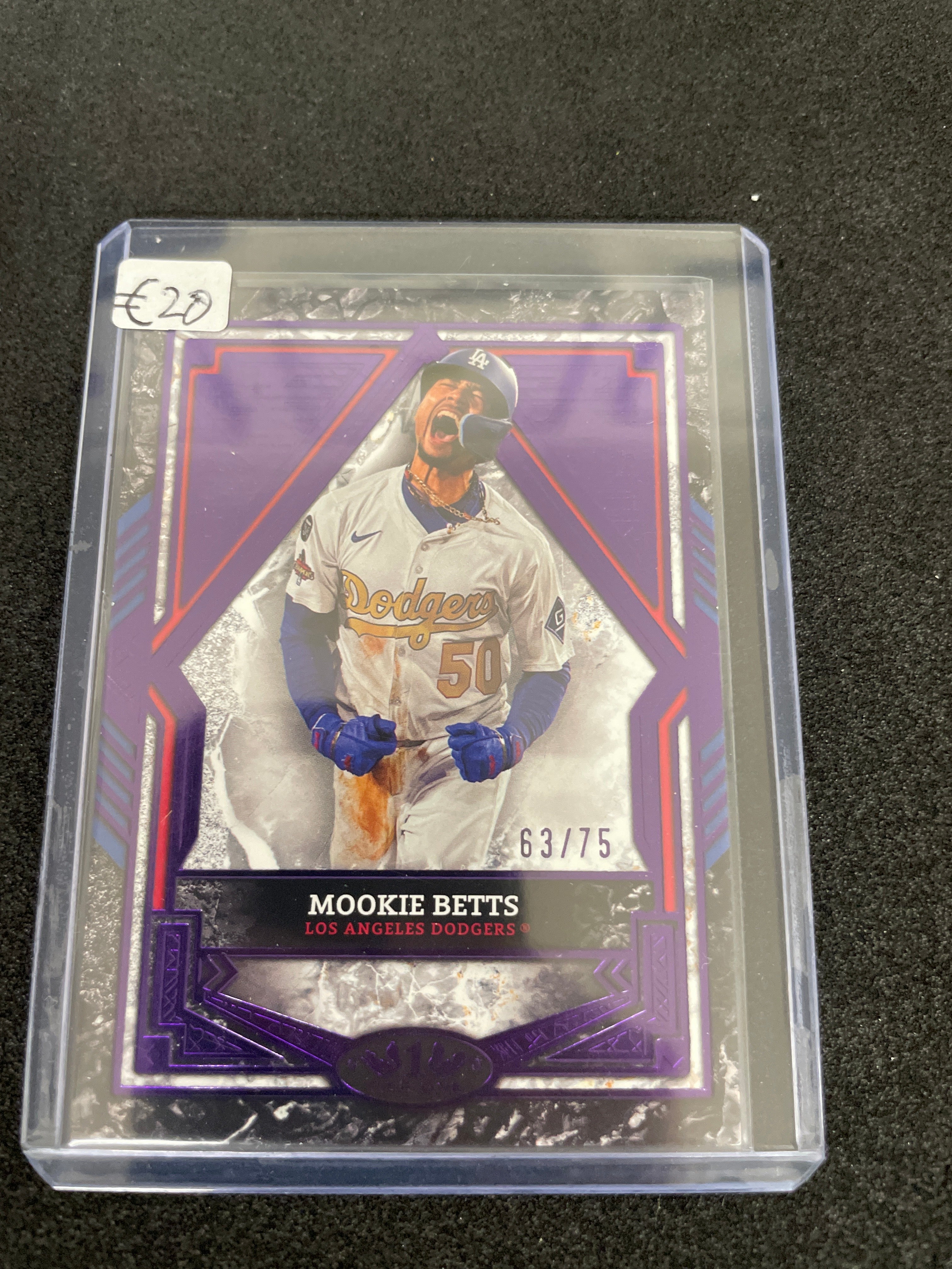 2025 Topps Tier One Baseball Mookie Betts /75