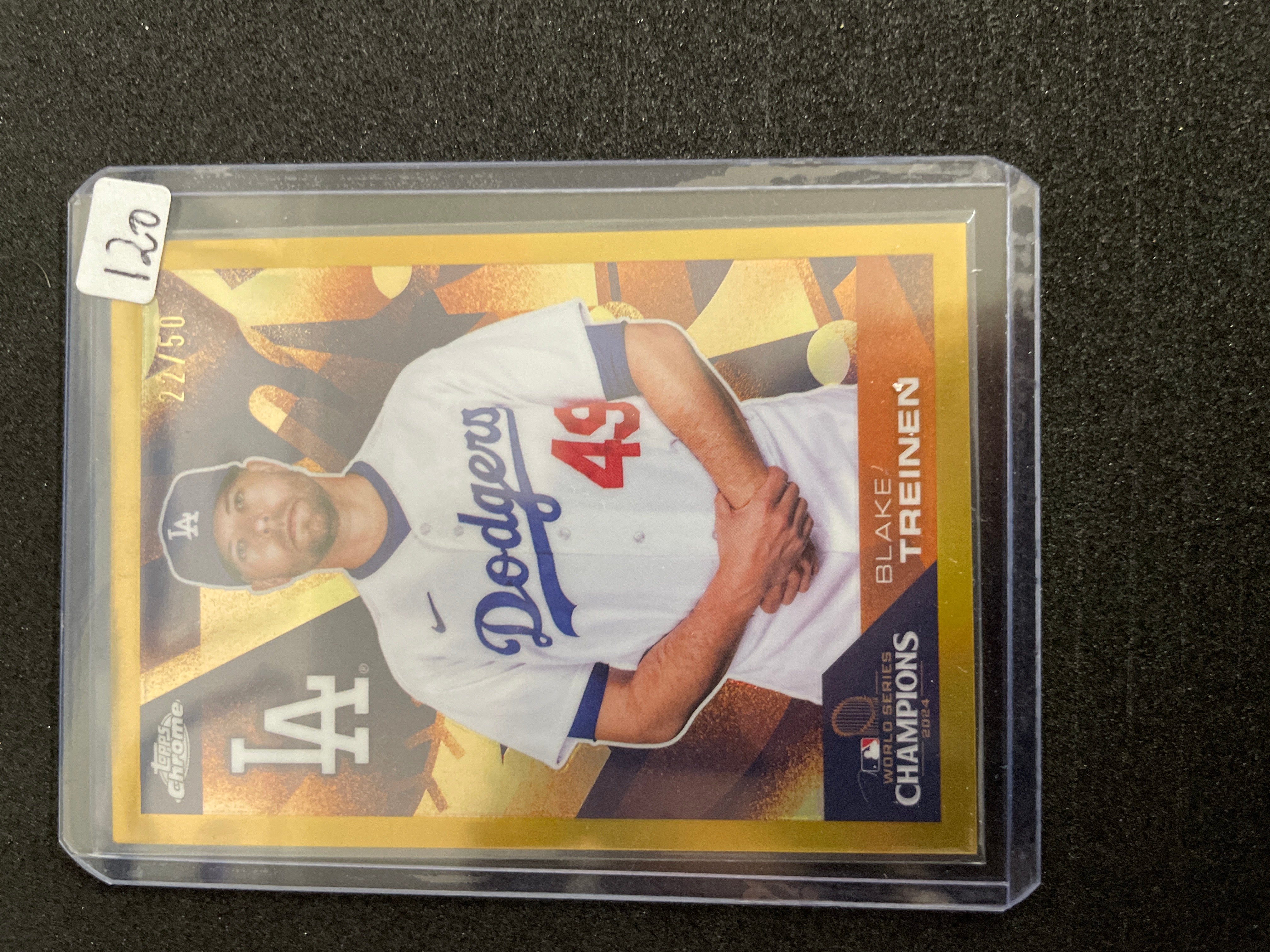 Topps Chrome World Series Champions 2024 Blake Treinen /50