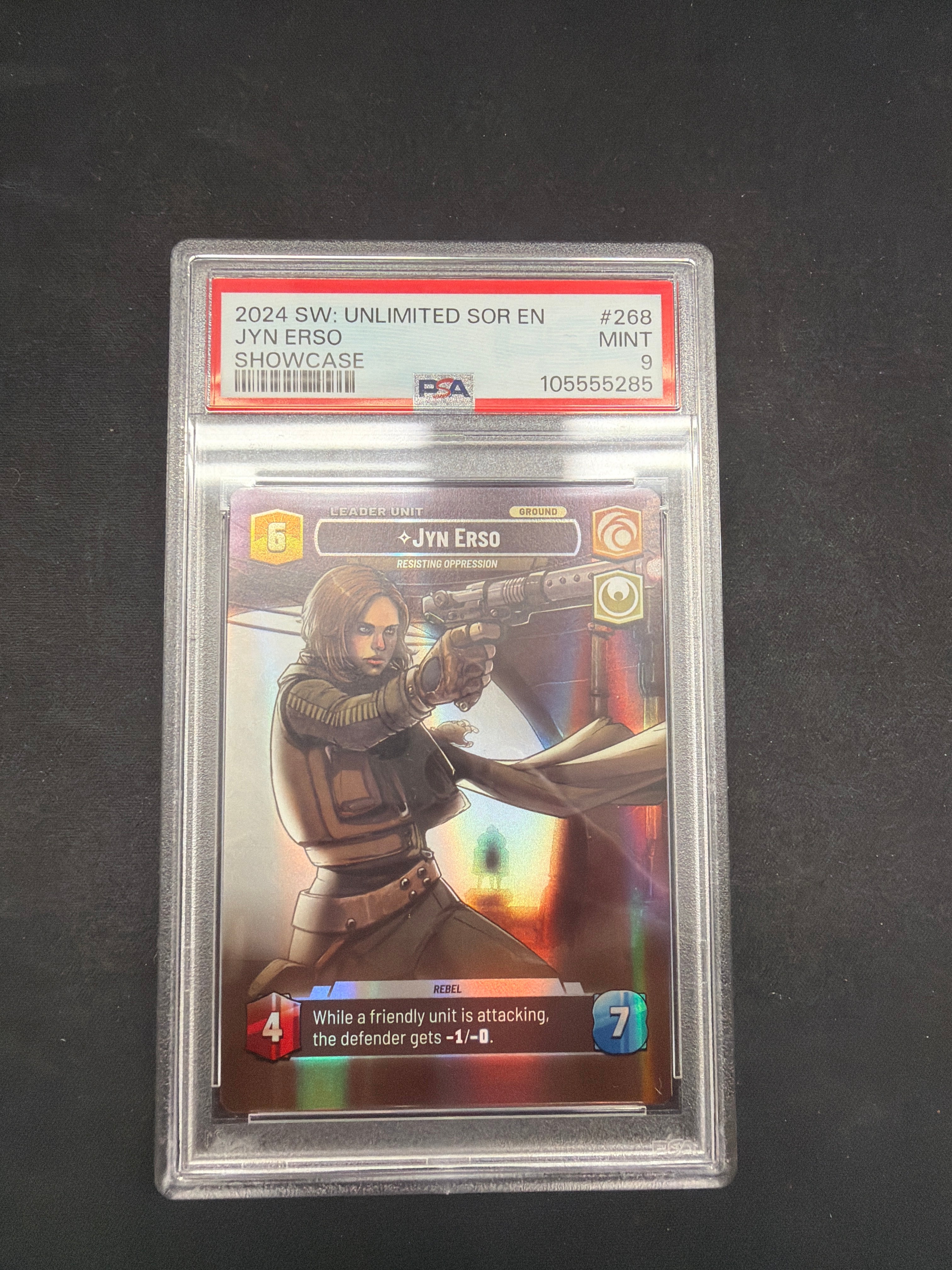 2024 SW: Unlimited Sor En Jyn Eros Showcase PSA MINT 9