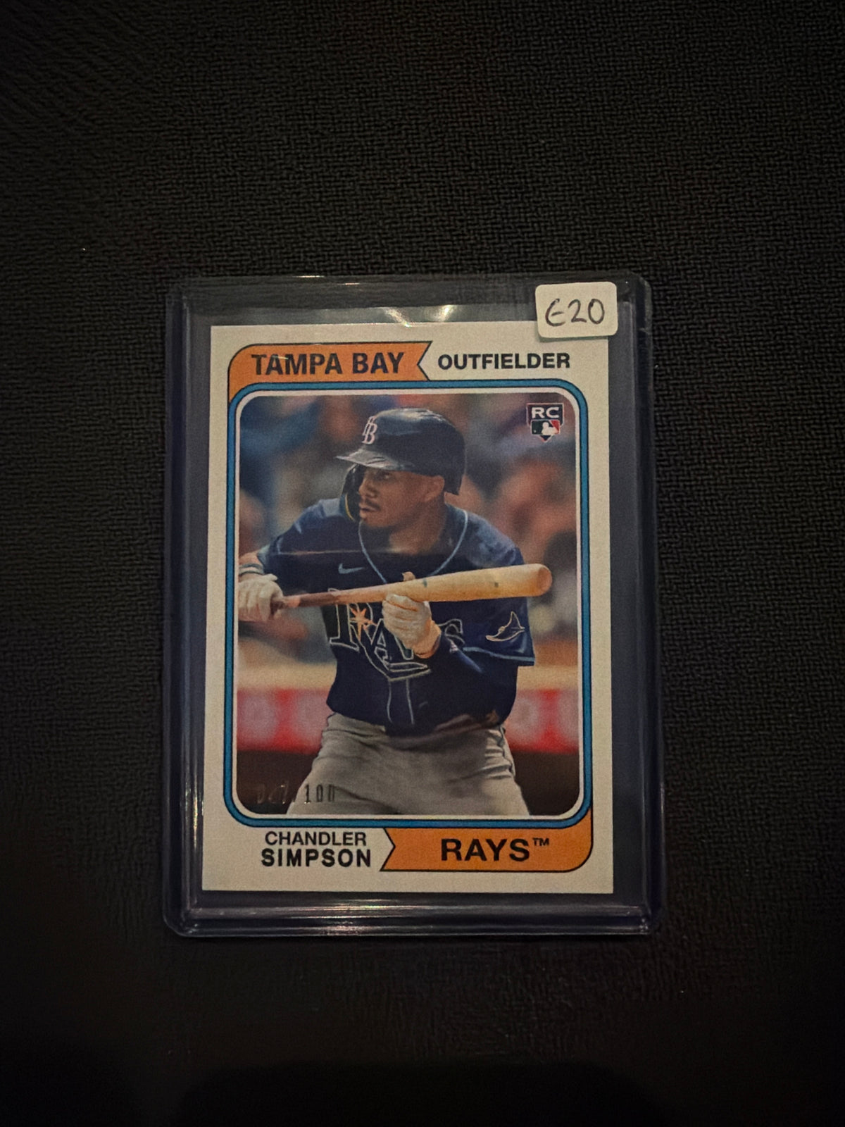 2025 Topps Transcendent VIP Chandler Simpson Rookie /100