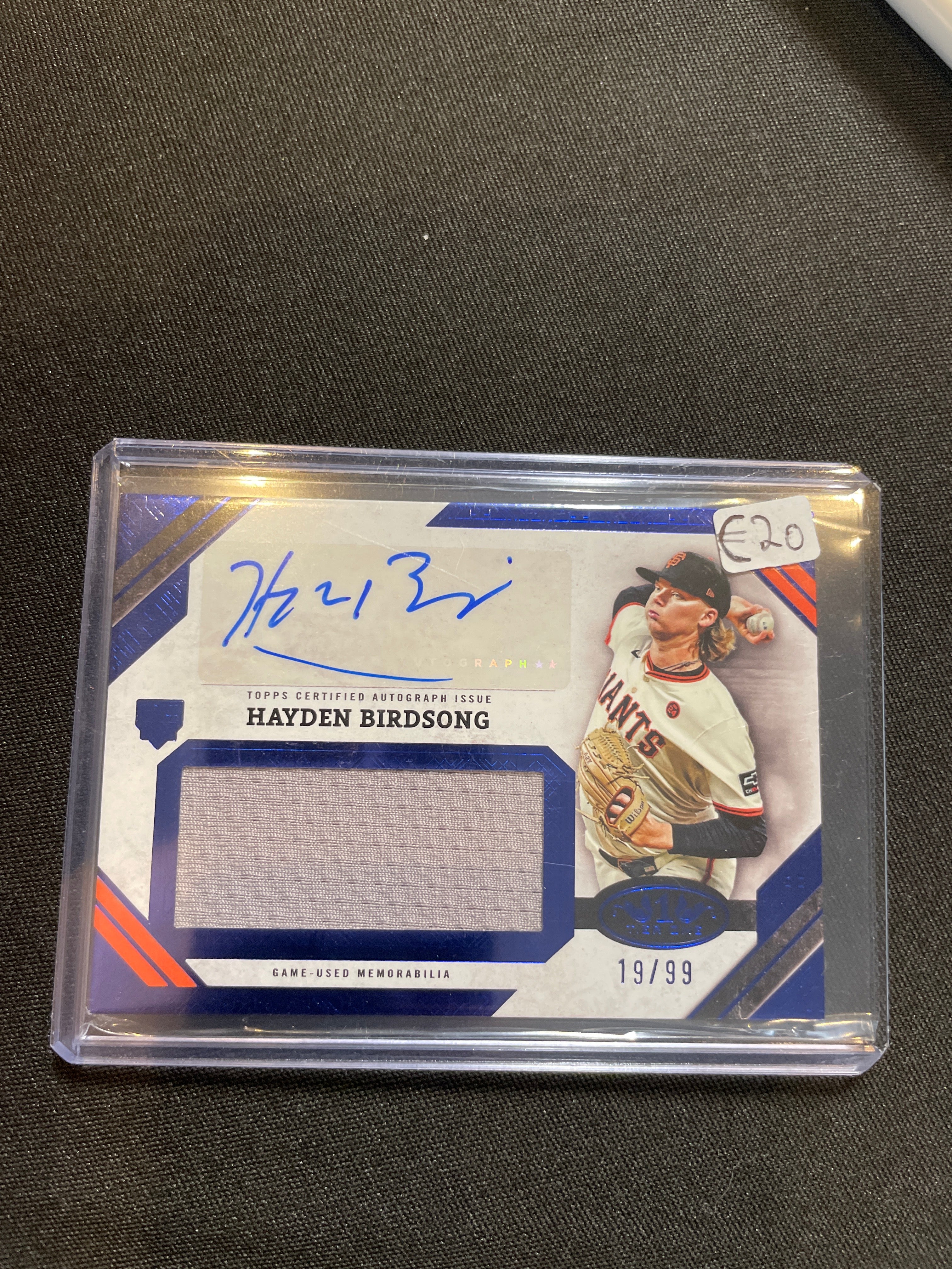 2025 Topps Tier One Baseball Hayden Birdsong Autograph Relic /99