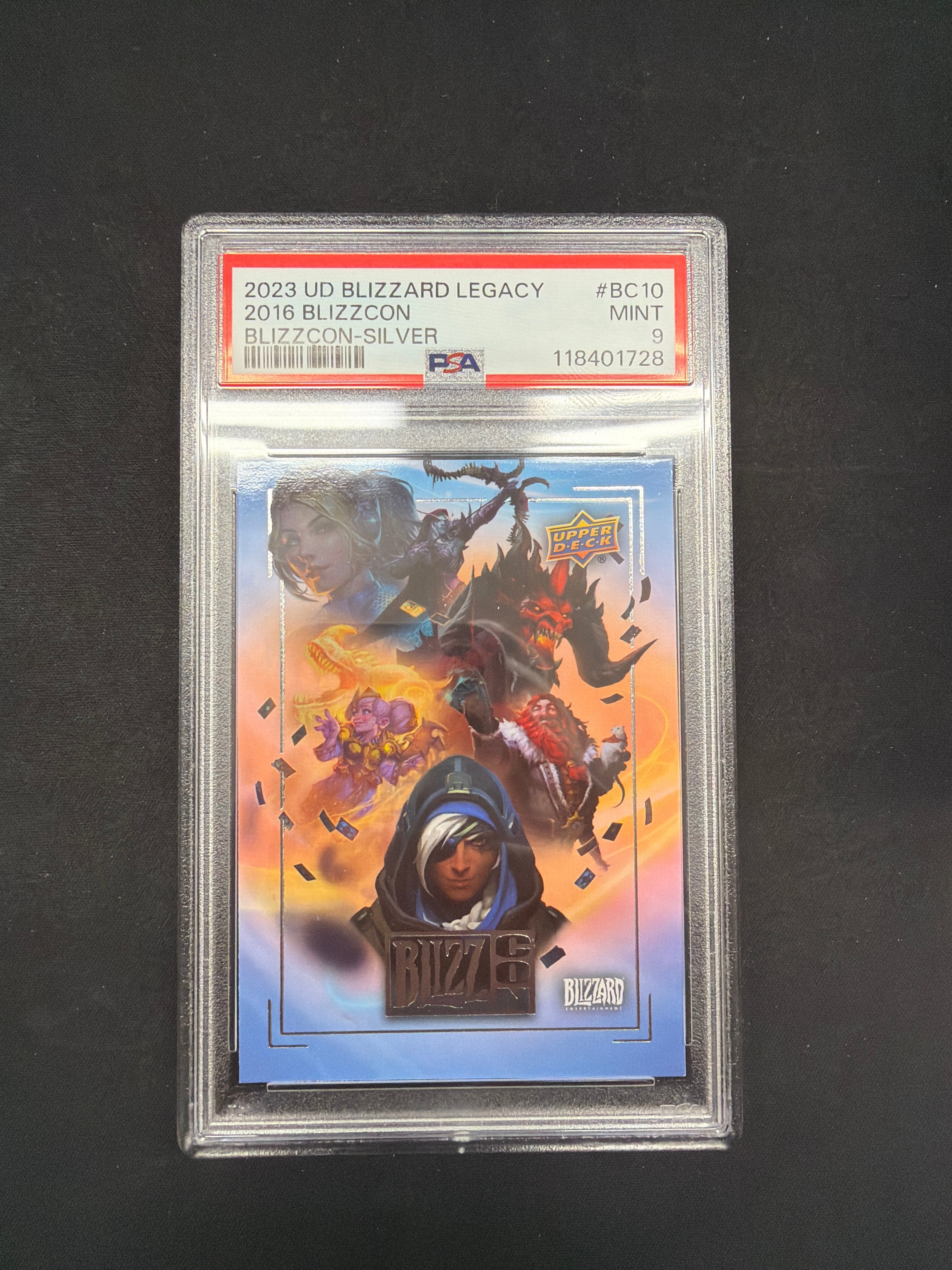 2023 UD Blizzard Legacy 2016 Blizzcon Blizzcon-Silver PSA MINT 9