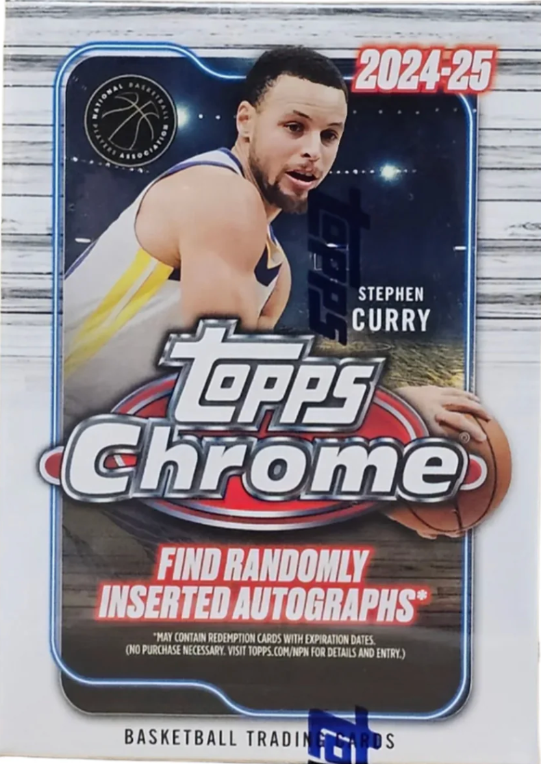 24/25 Chrome Basketball 8-Pack Blaster Box