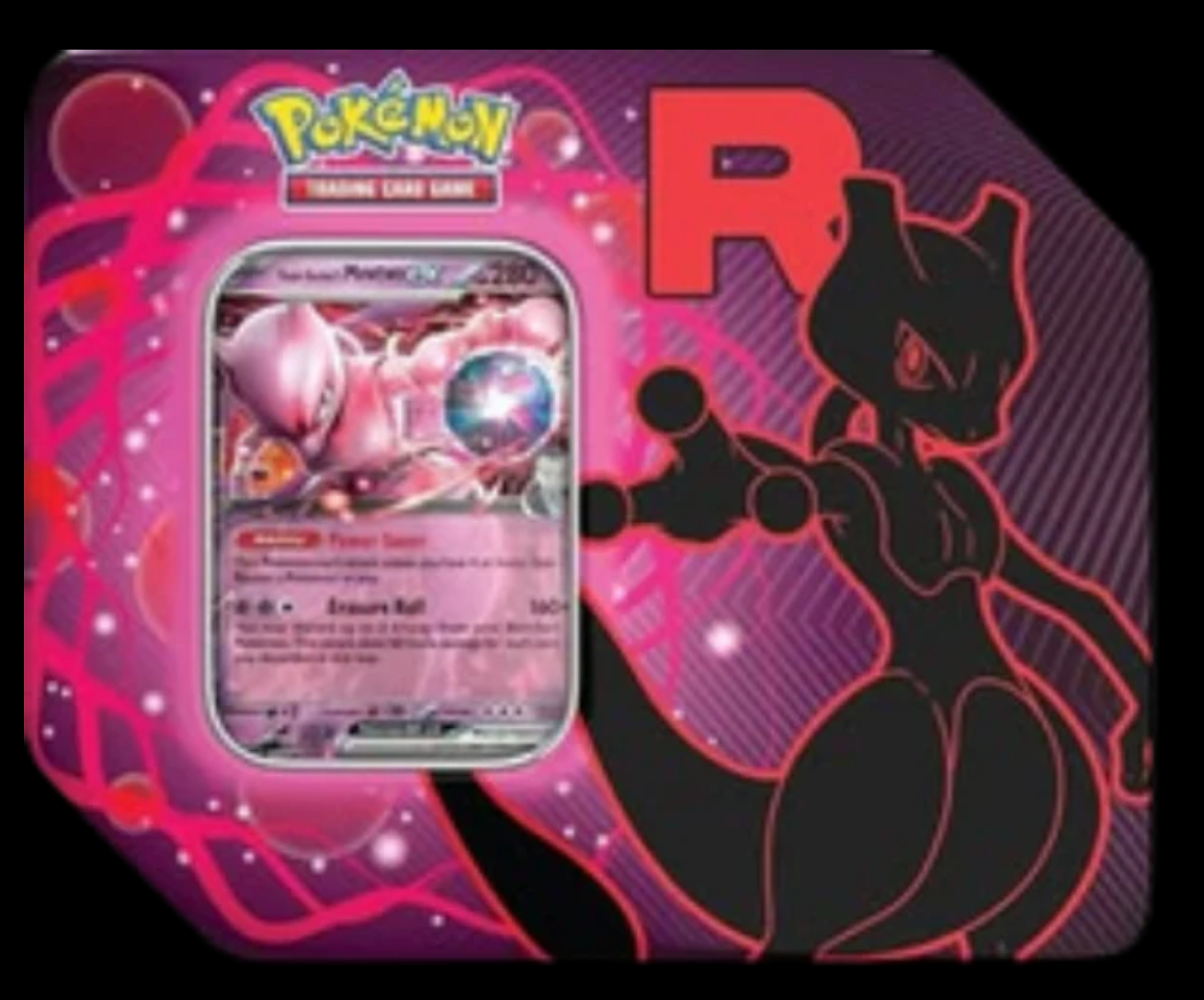 Team Rocket Tins: Team Rocket's Mewtwo ex/nidoking/persian Tin (US Version)