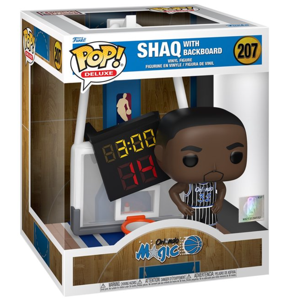 Funko Pop! NBA (Basketball): Magic - Shaq with Backboard #207 Deluxe