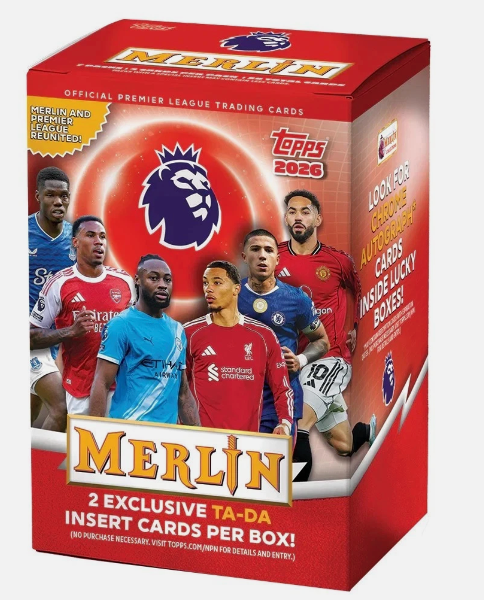 2025/26 Topps Merlin Premier League EPL Soccer Blaster Box