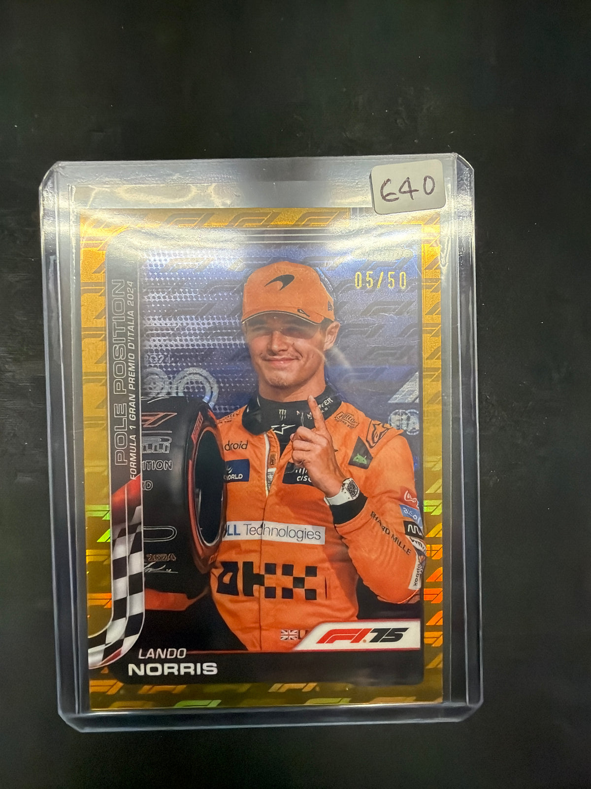 2025 Topps Chrome F1 Lando Norris Pole Position /50