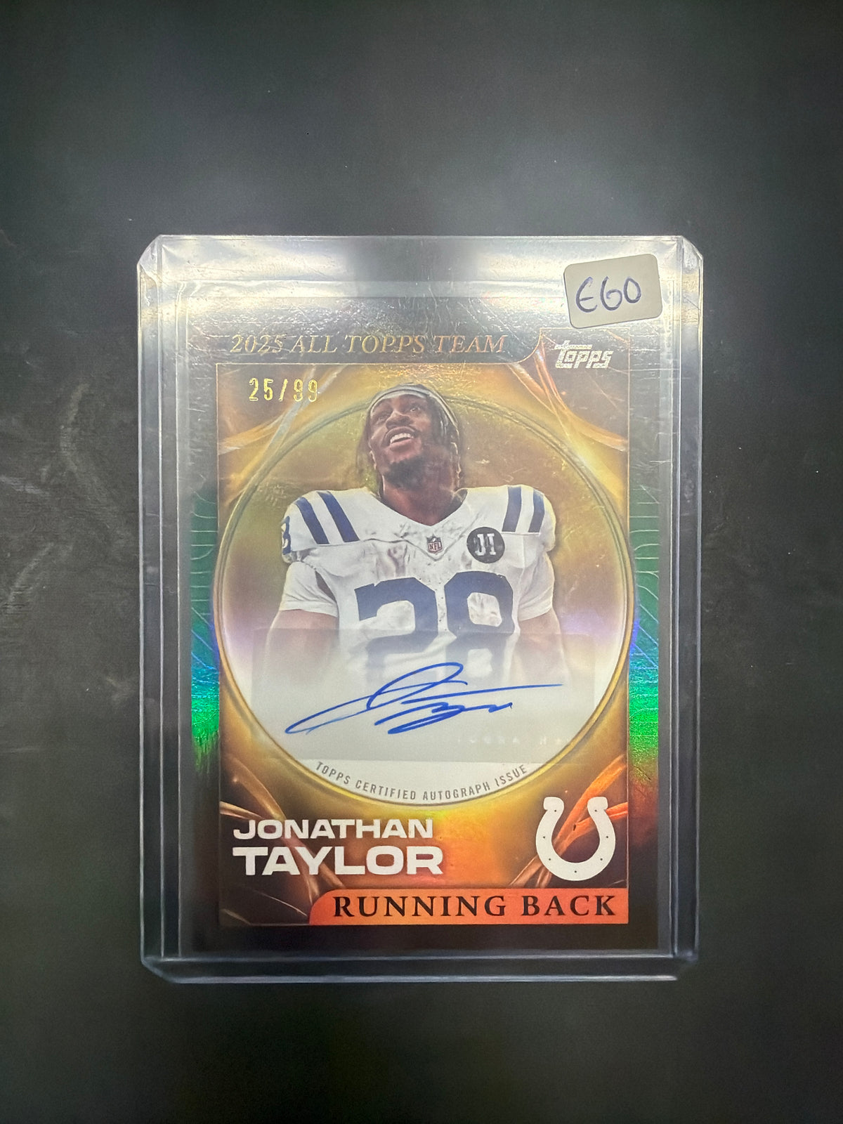 2025 Topps Jonathan Taylor Auto /99