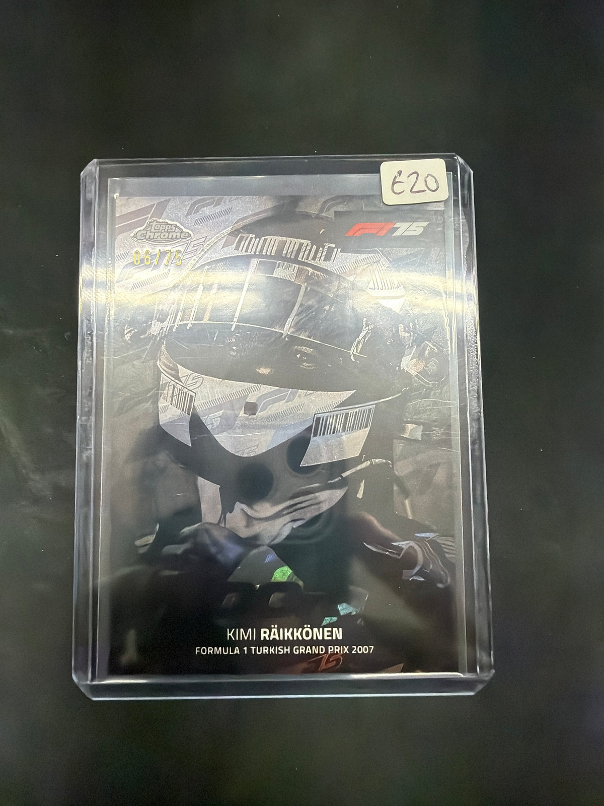 2025 Topps Chrome F1 Kimi Raikkonen Floor It /75