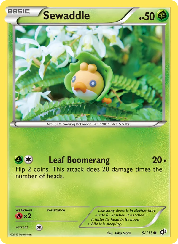 Sewaddle — Legendary Treasures, 9