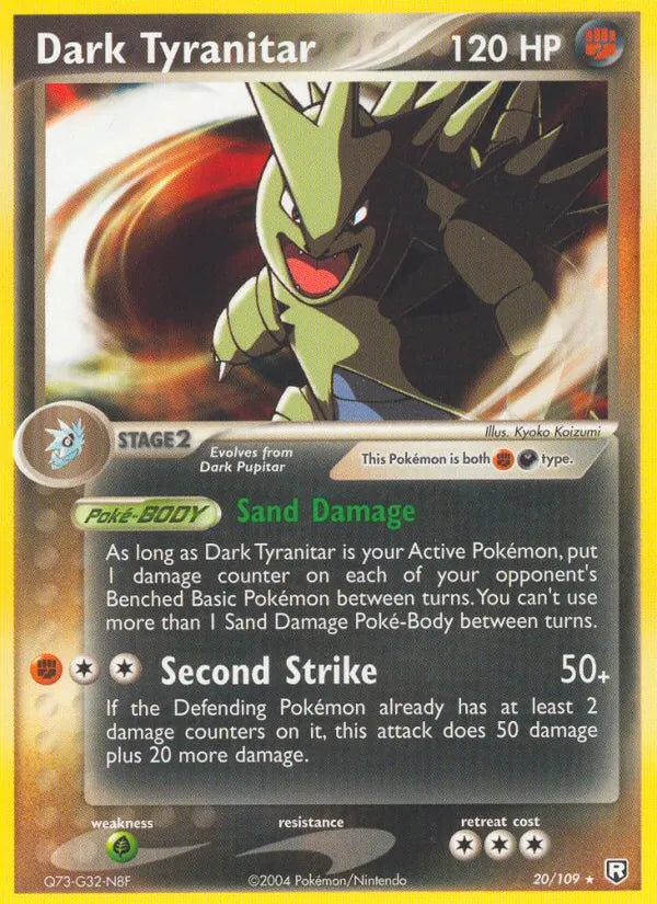 Dark Tyranitar — Team Rocket Returns, 20