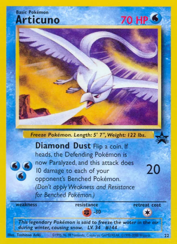 Articuno — Wizards Black Star Promos, 22