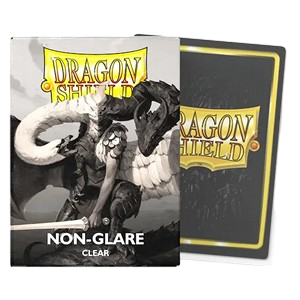 100 Dragon Shield Sleeves - Matte Clear (Non-Glare)