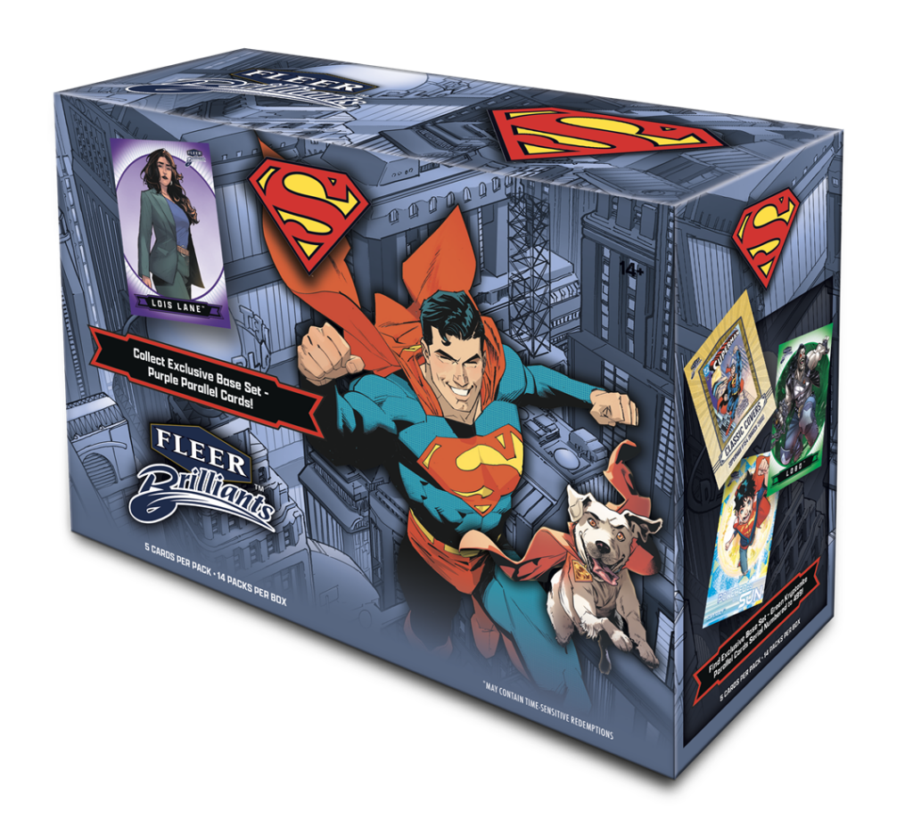 2025 Upper Deck Fleer Brilliants Superman Mega Box