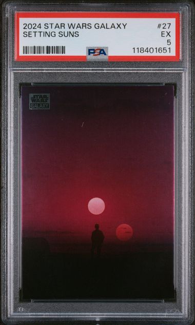 2024 TOPPS CHROME STAR WARS GALAXY #27 SETTING SUNS