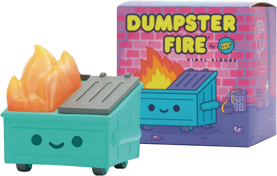 100% Soft Lil Dumpster Fire Vinyl Figure