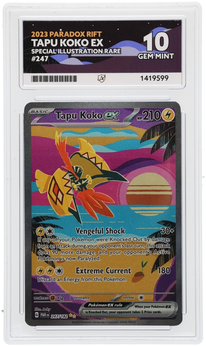 2023 paradox rift Tapu Koko SAR #247 ACE 10