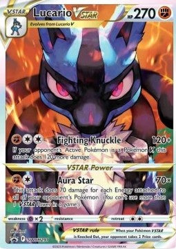 ACE 10 Lucario SWSH291 2023 Black star promo