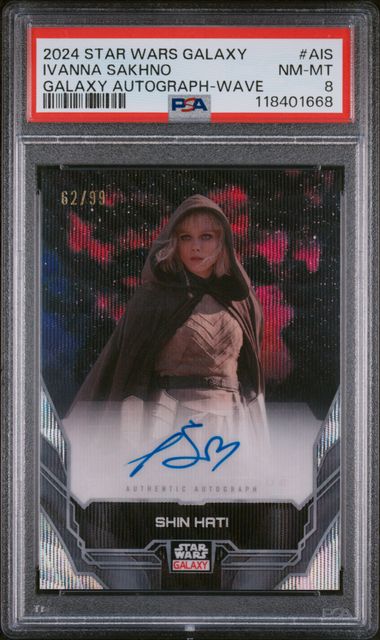 2024 TOPPS CHROME STAR WARS GALAXY AUTOGRAPHS #AIS IVANNA SAKHNO GALAXY AUTOGRAPH-WAVE