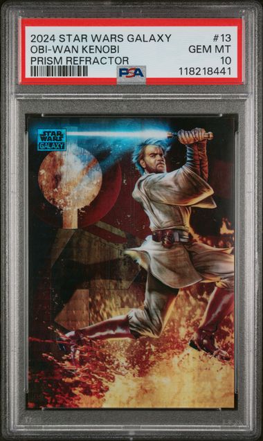 2024 TOPPS CHROME STAR WARS GALAXY #13 OBI-WAN KENOBI PRISM REFRACTOR