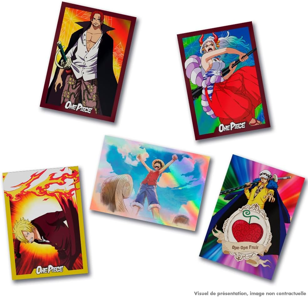 Panini One Piece Trading Cards 25EME Birthday Starter Pack (1 Folder + 2 Covers of 8 1 Card Limited Edition)